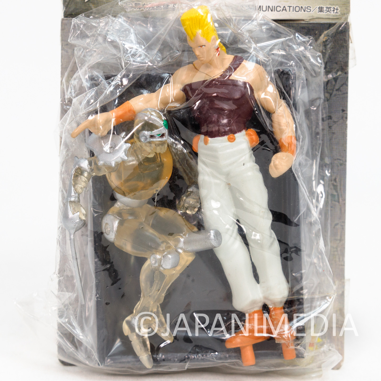 Retro RARE! JoJo's Bizarre Adventure POLNAREFF with Silver Chariot Mini Figure BANPRESTO