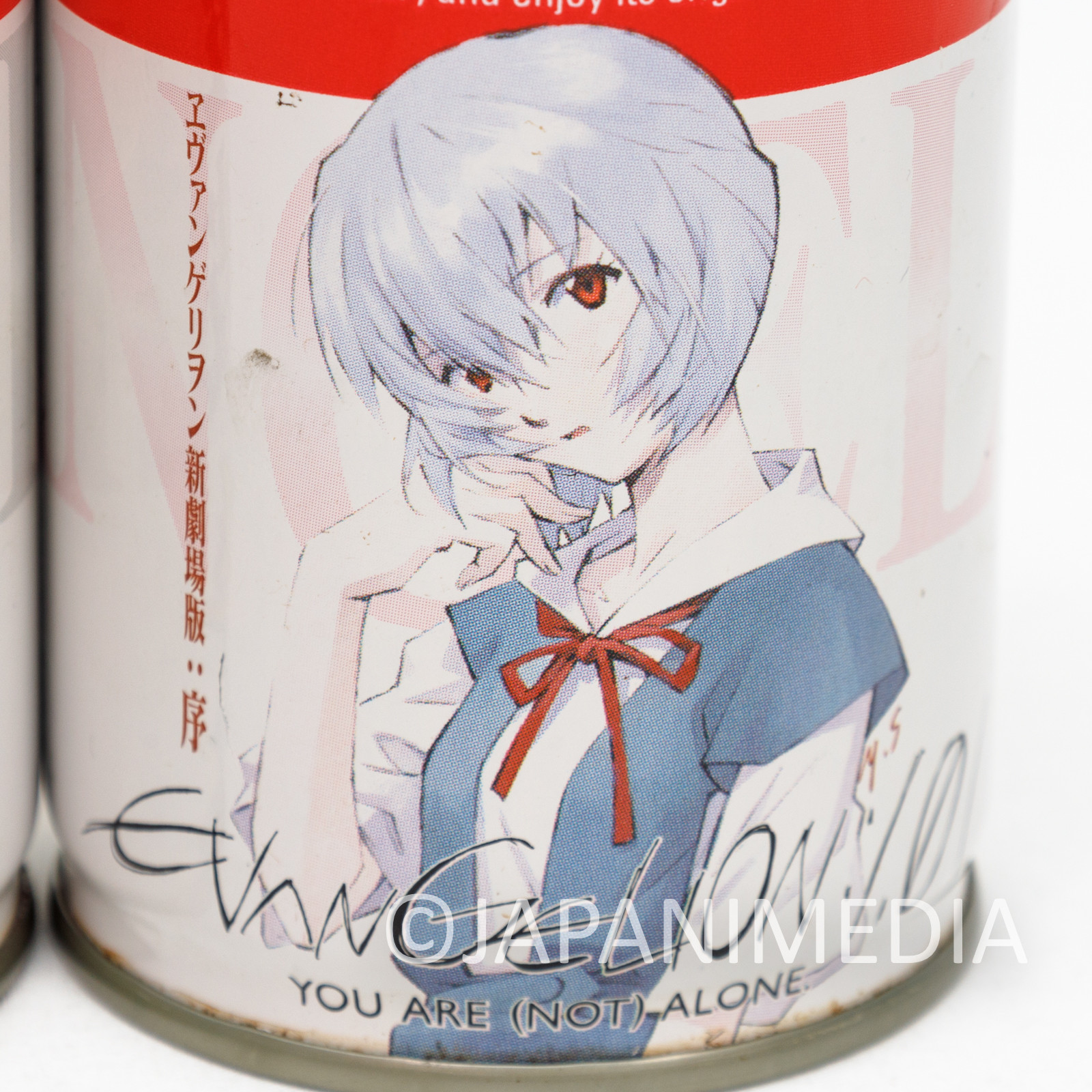 [Set of 2] Evangelion UCC Steel Can Coffee Rei Ayanami 2 Japanimedia Store 3