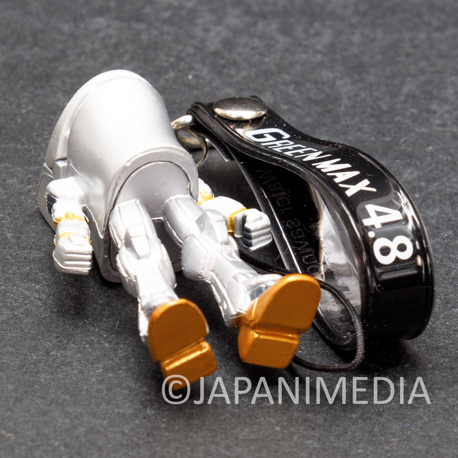 RARE! TOTO Green Max 4.8 Toilet bowl Silver Mascot Figure Strap JAPAN ANIME