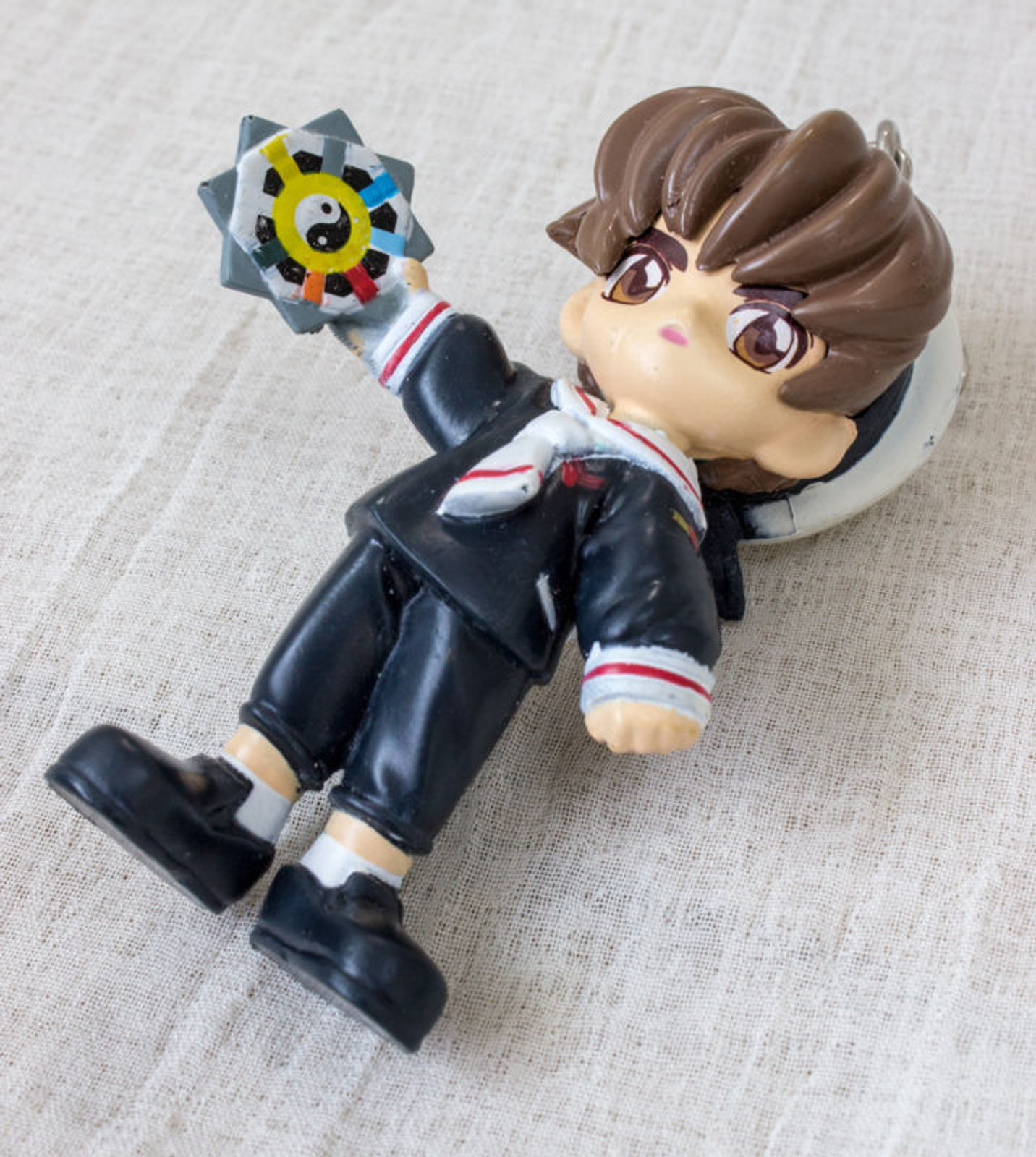 Cardcaptor Sakura Syaoran Li School Uniform Mascot Figure 3" Keychain CLAMP