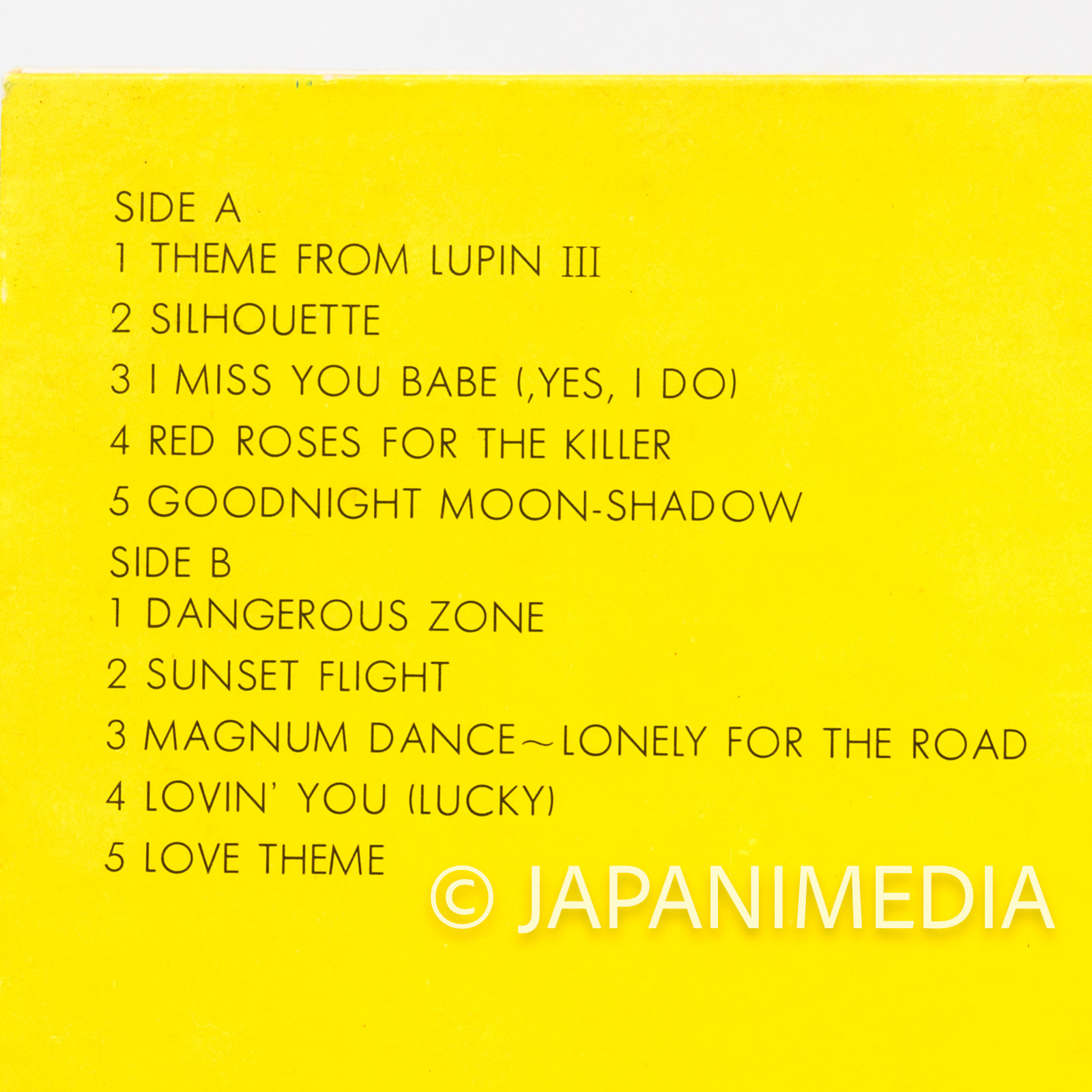 Lupin the Third Original Soundtrack LP Vinyl YP-7071-AX Yuji Ohno | Japanimedia Store 2