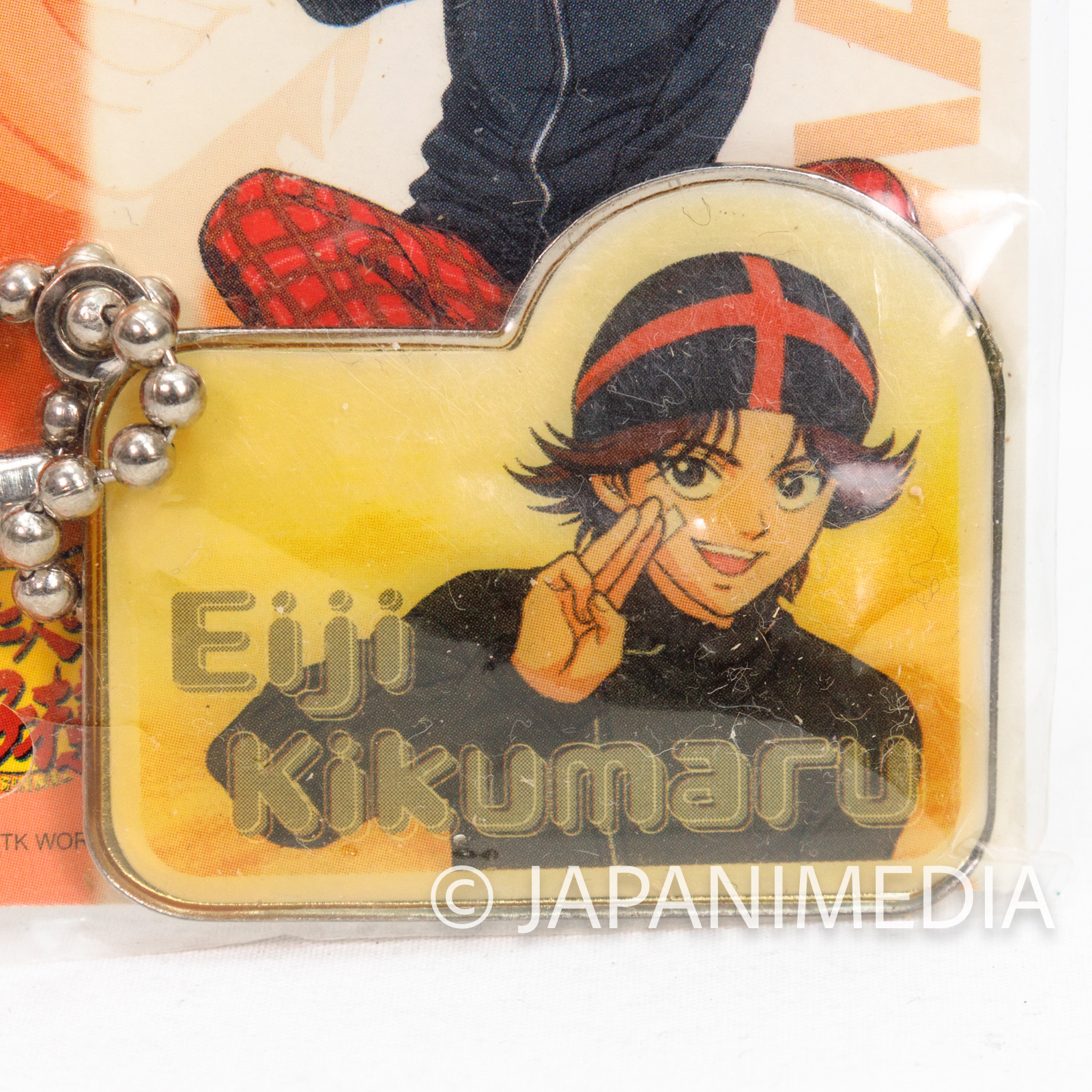 Prince of Tennis Eiji Kikumaru Metal Tag Keychain TOMY Japanimedia Store 2