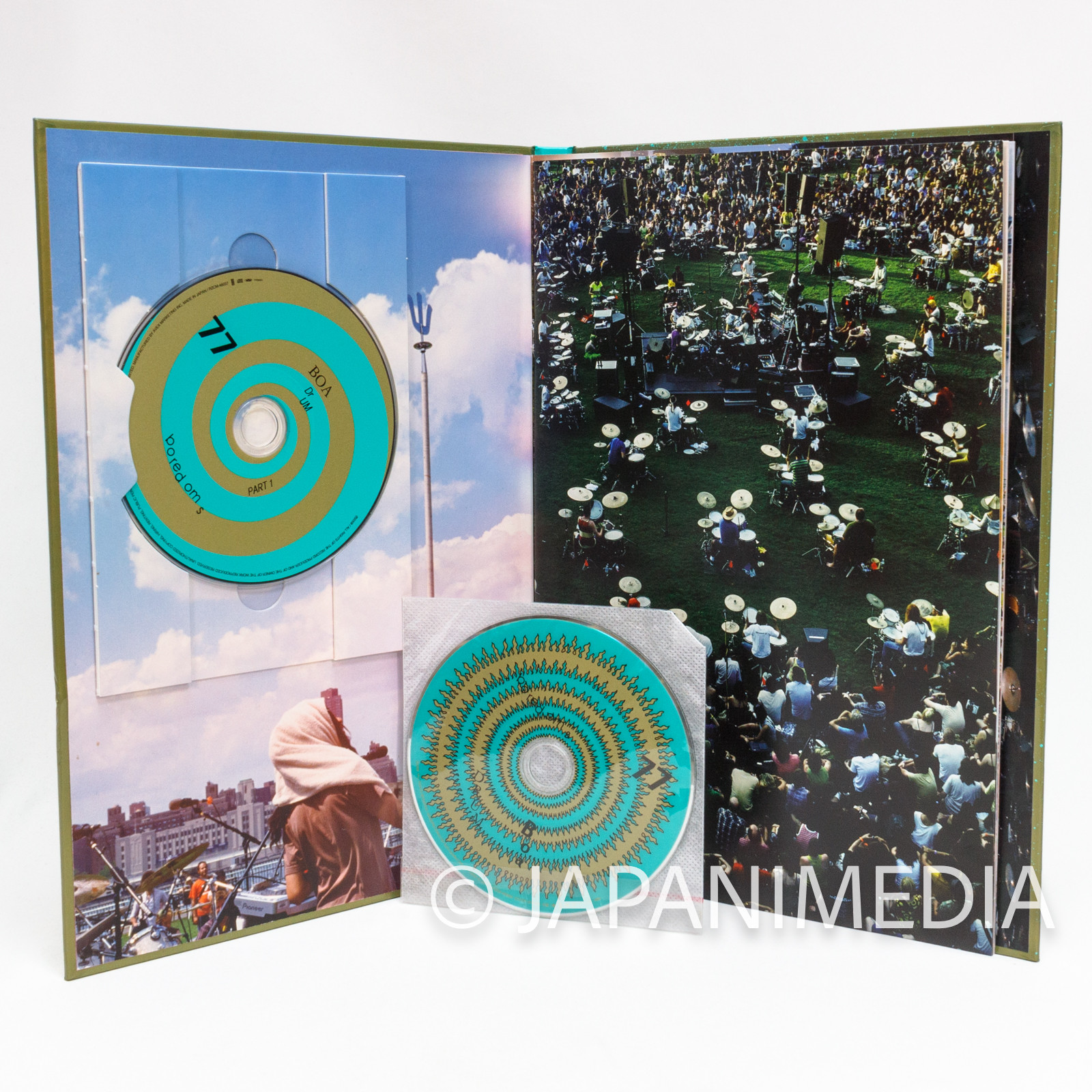 Boredoms 77 Boa Drum 2CD+DVD Limited Edition Hard Cover Book RZCM46037/8 | Japanimedia Store 8