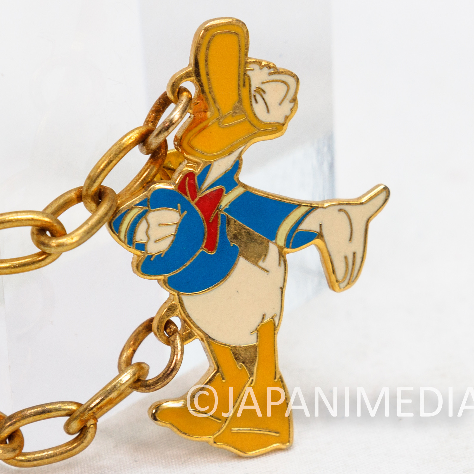 Donald & Daisy Duck Metal Pins with Chain Disney Vintage Collectible | Japanimedia Store 2