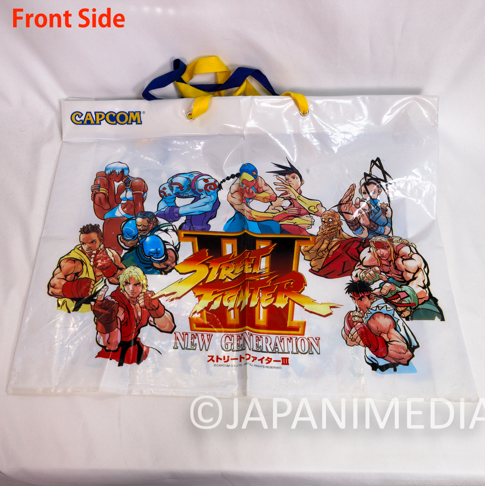 CAPCOM Street Fighter III Vampire Savior Promotional Bag Retro Collectible Japanimedia Store 1