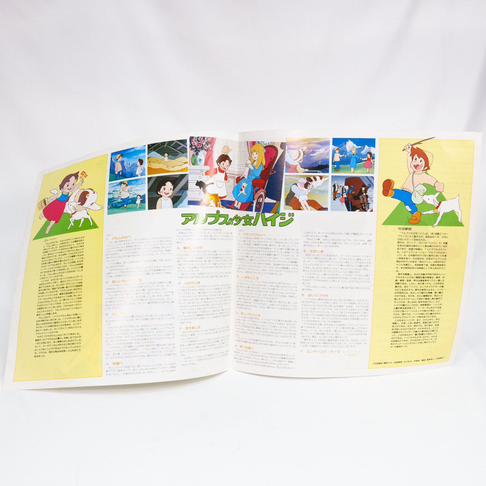 Heidi Girl of the Alps BGM Collection LP Vinyl Record CX-7032 | Japanimedia Store 8