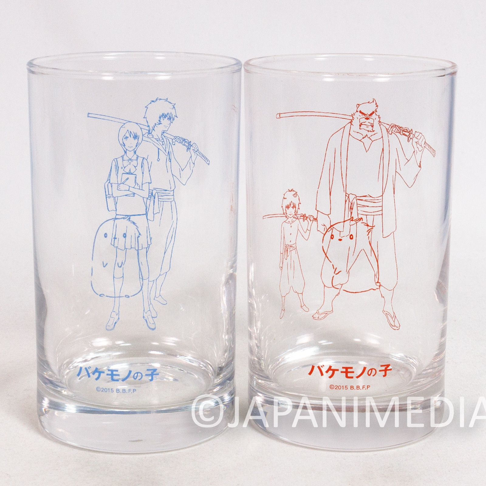 The Boy and The Beast Kumatetsu & Kyuta Glass Set Studio Chizu Japanimedia Store Front