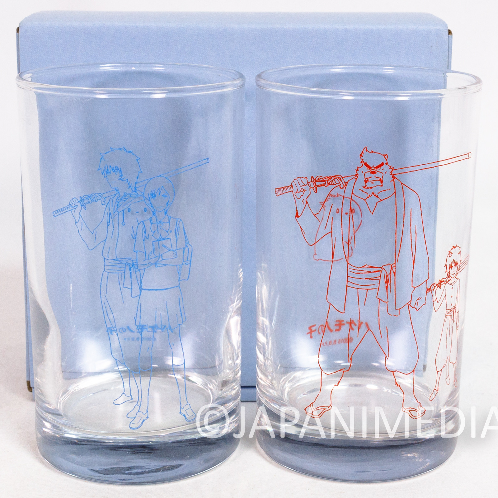 The Boy and The Beast Kumatetsu & Kyuta Glass Set Studio Chizu Japanimedia Store Front