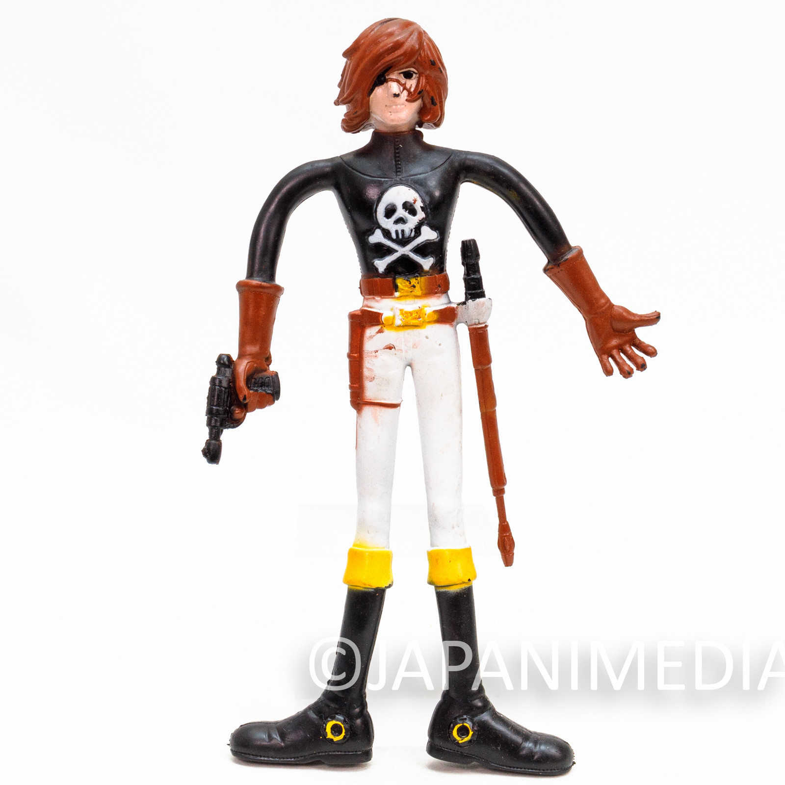 Space Pirate Captain Harlock Bendable Rubber Figure 7 Inch TAKATOKU Japanimedia Store Front