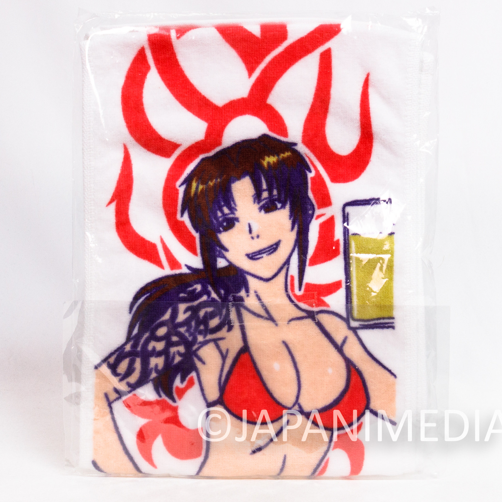 Black Lagoon Revy Swimsuit Long Towel Anime Goods Japanimedia Store 2