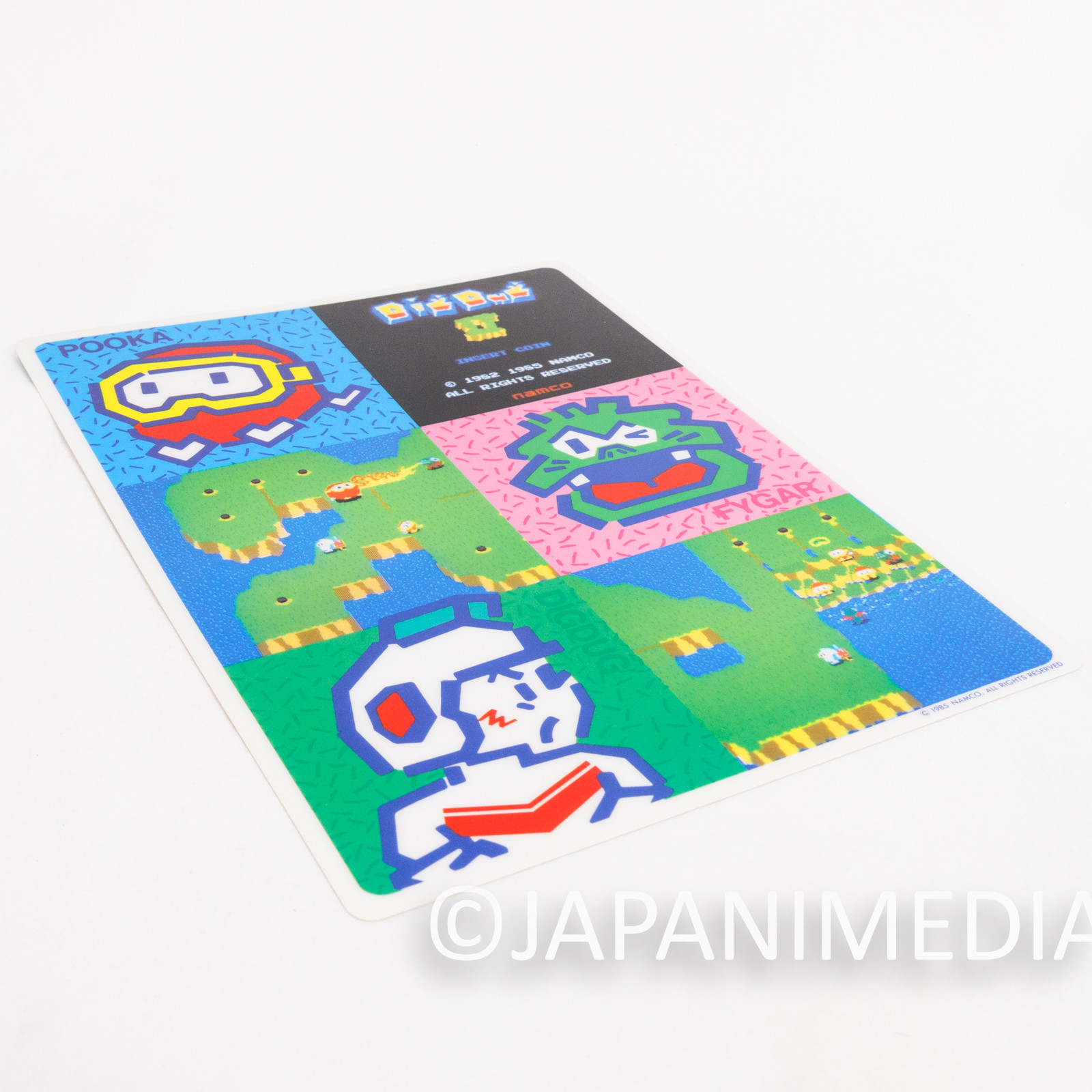 Retro RARE DIG DUG Picture Pencil Board Shitajiki NAMCO Japanimedia Store 3