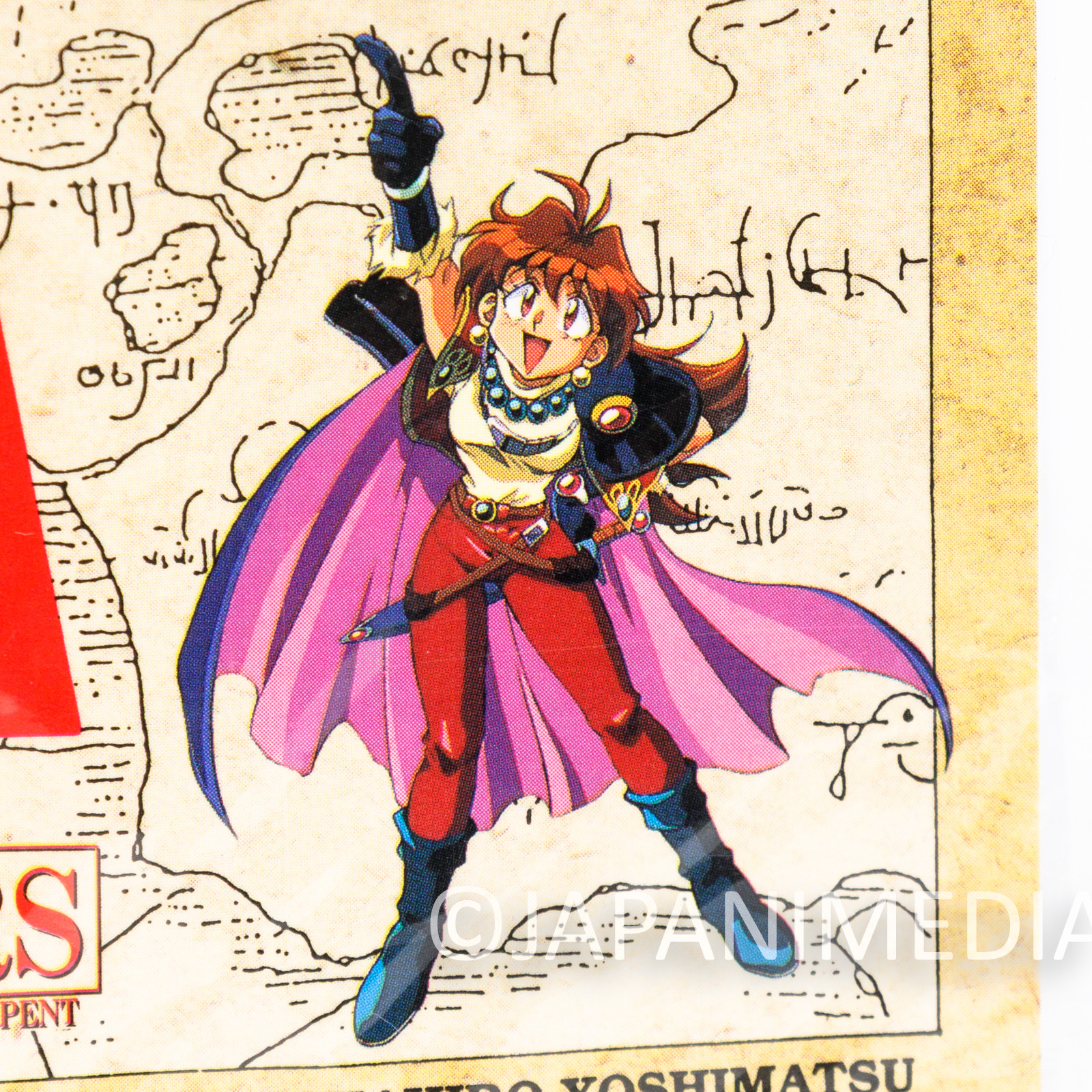 Retro Slayers Great Lina Inverse Sticker 1995 Anime Illustrated by Takahiro Yoshimatsu Japanimedia Store 3