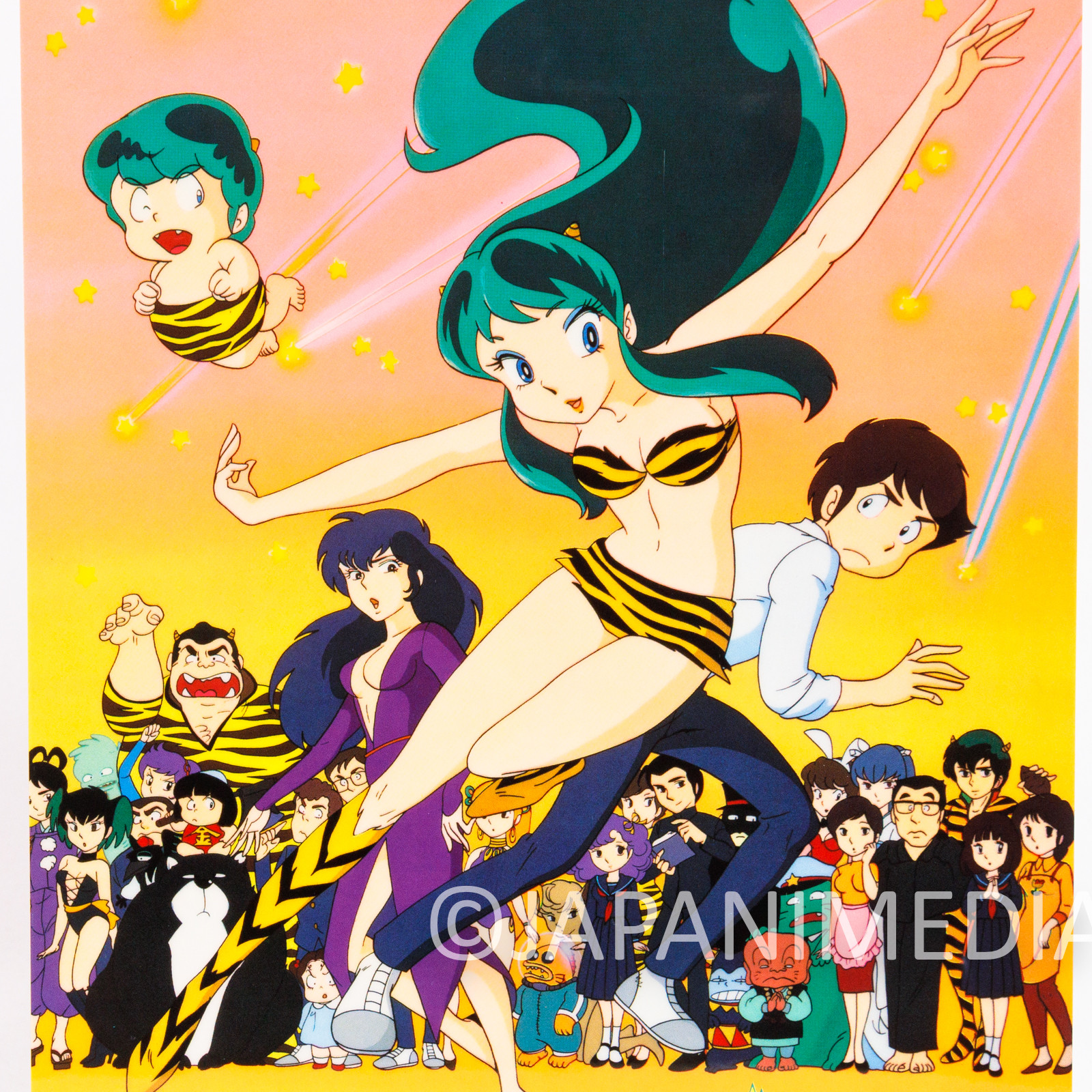 Retro Urusei Yatsura Lum Ataru Ten Plastic Pencil Board Shitajiki Anime Stationery Japanimedia Store 2