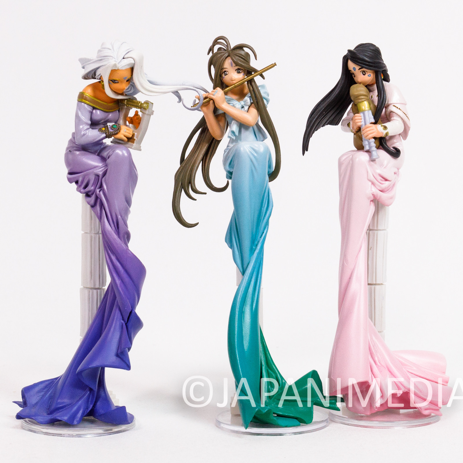 Ah My Goddess Belldandy Urd Skuld Terzetto Figure Set Color Version Japanimedia Store 2