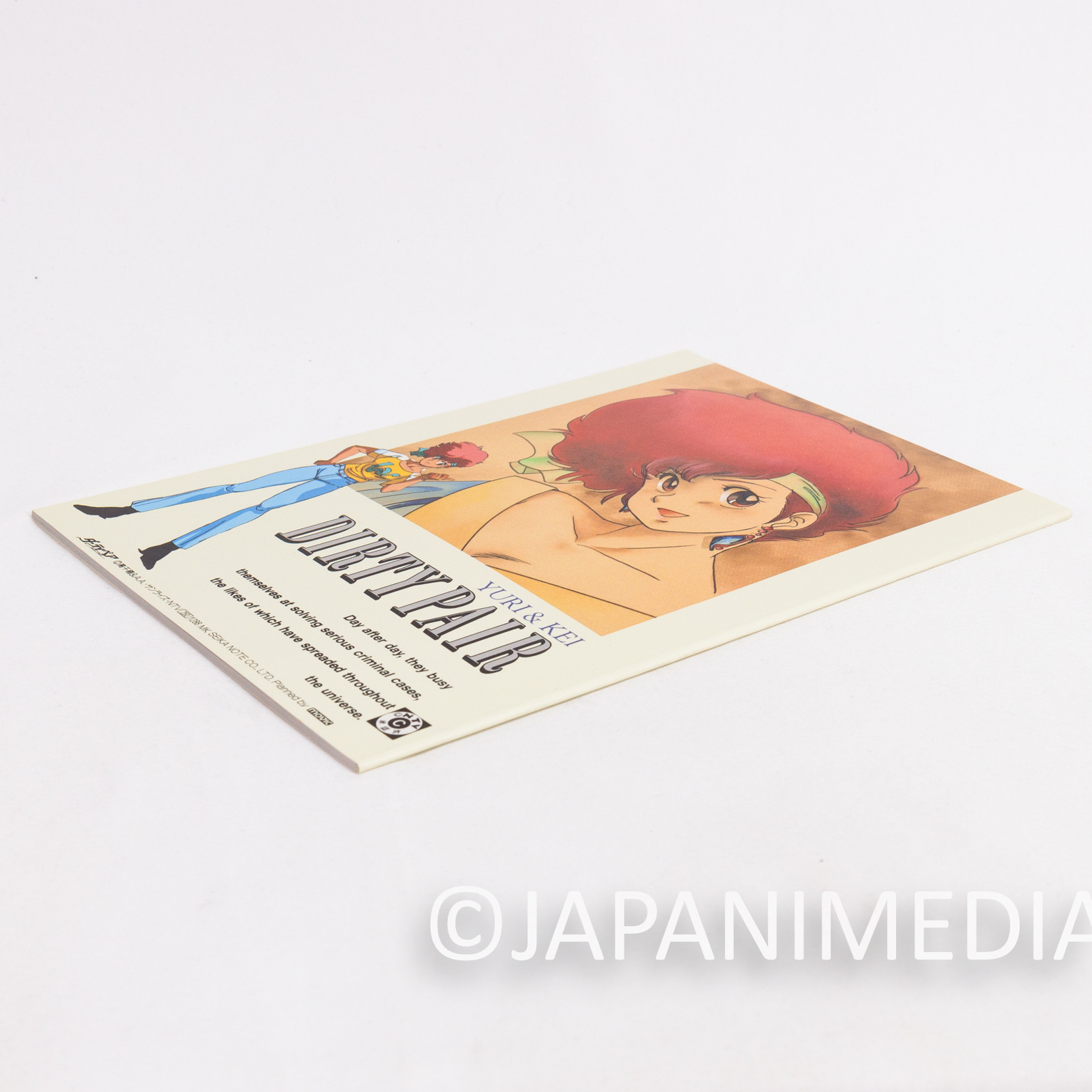 Dirty Pair Notebook Kei Yuri Seika Note Vintage Anime Japan 3