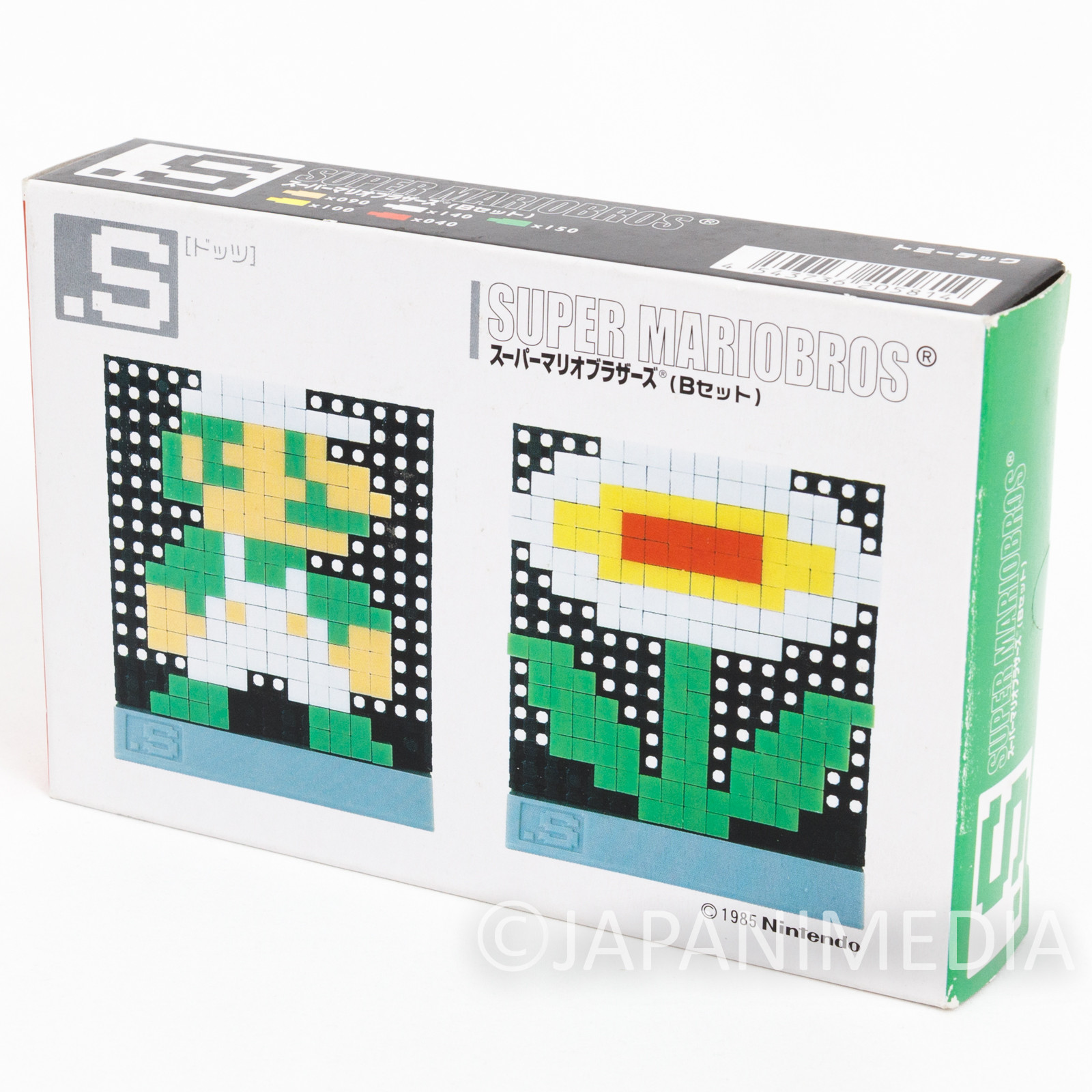 Super Mario Bros. Dots B Set Luigi .S Puzzle Pin Panel Toy Tomytec JAPAN FAMICOM