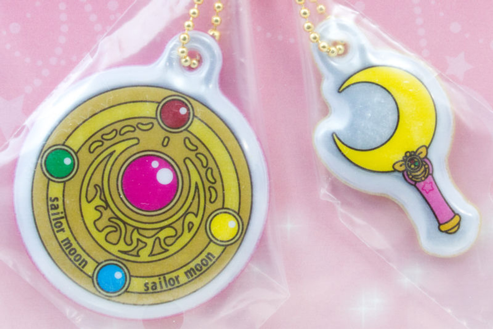 Sailor Moon Reflector Charm Set 3 Banpresto JAPAN ANIME MANGA