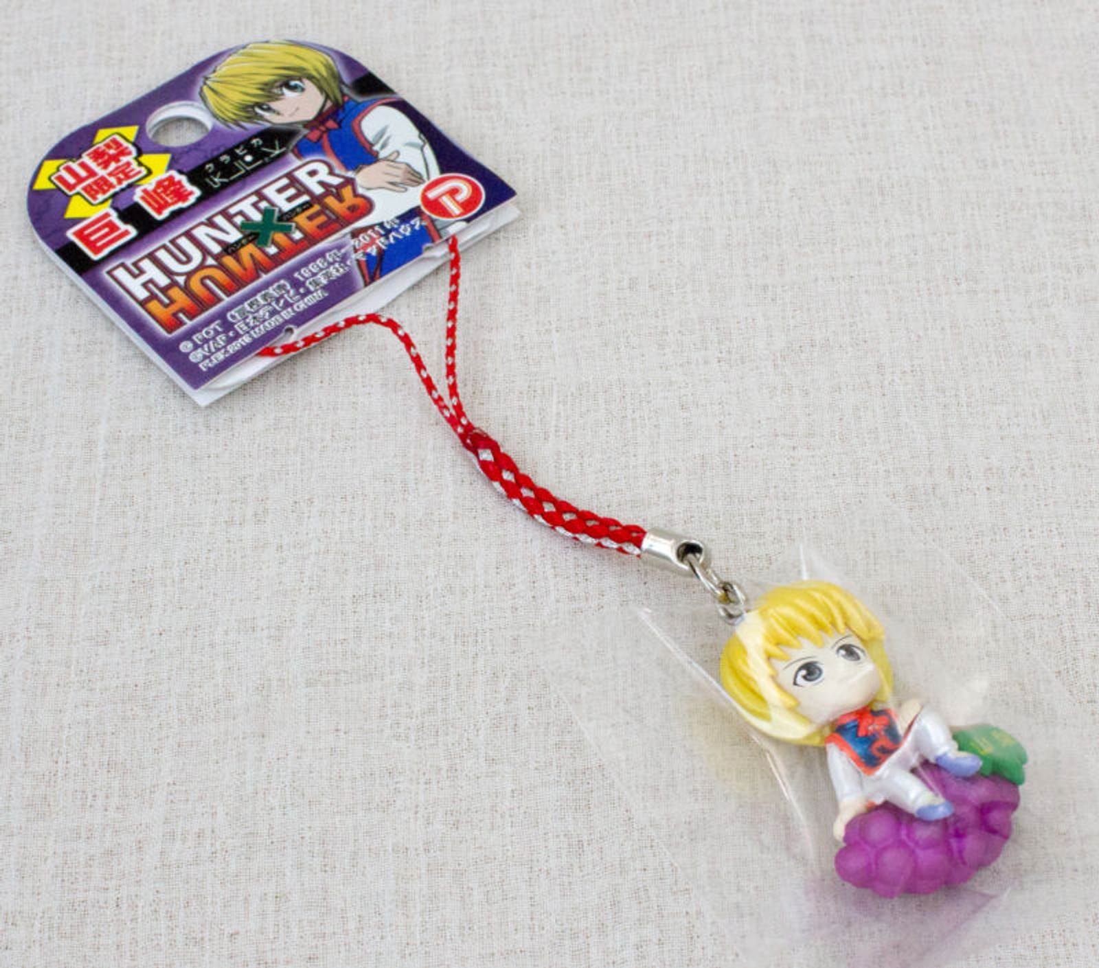 HUNTER x HUNTER Kurapika Figure Mobile Strap Grapes Ver. JAPAN ANIME