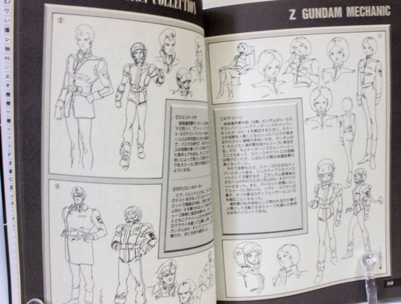Zeta Gundam Vol.1 Date Collection #4 Illustration Art Book JAPAN ANIME