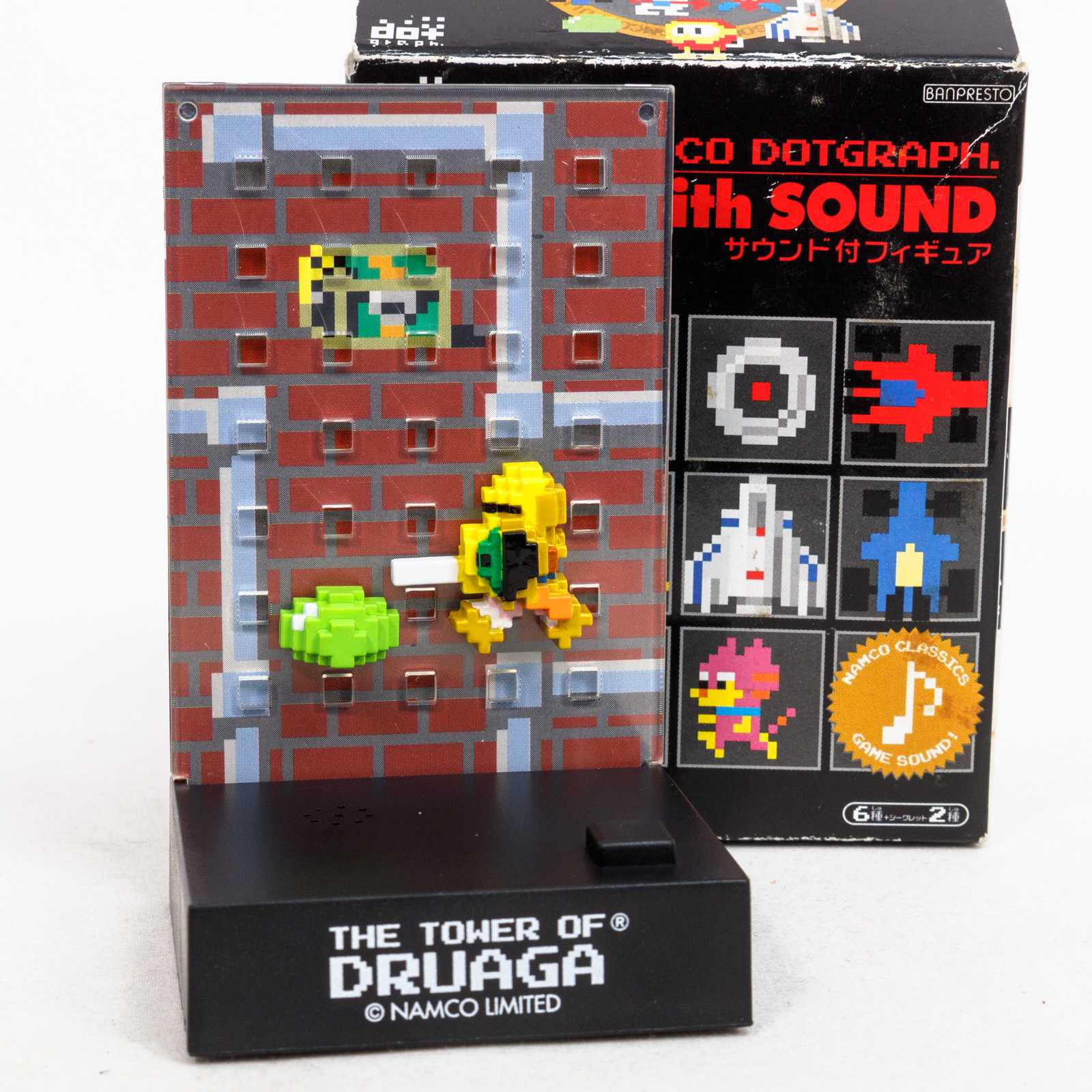 Namco Dotgraphics Tower of Druaga Figure with Game Sound JAPAN FAMICOM Japanimedia Store FRONT