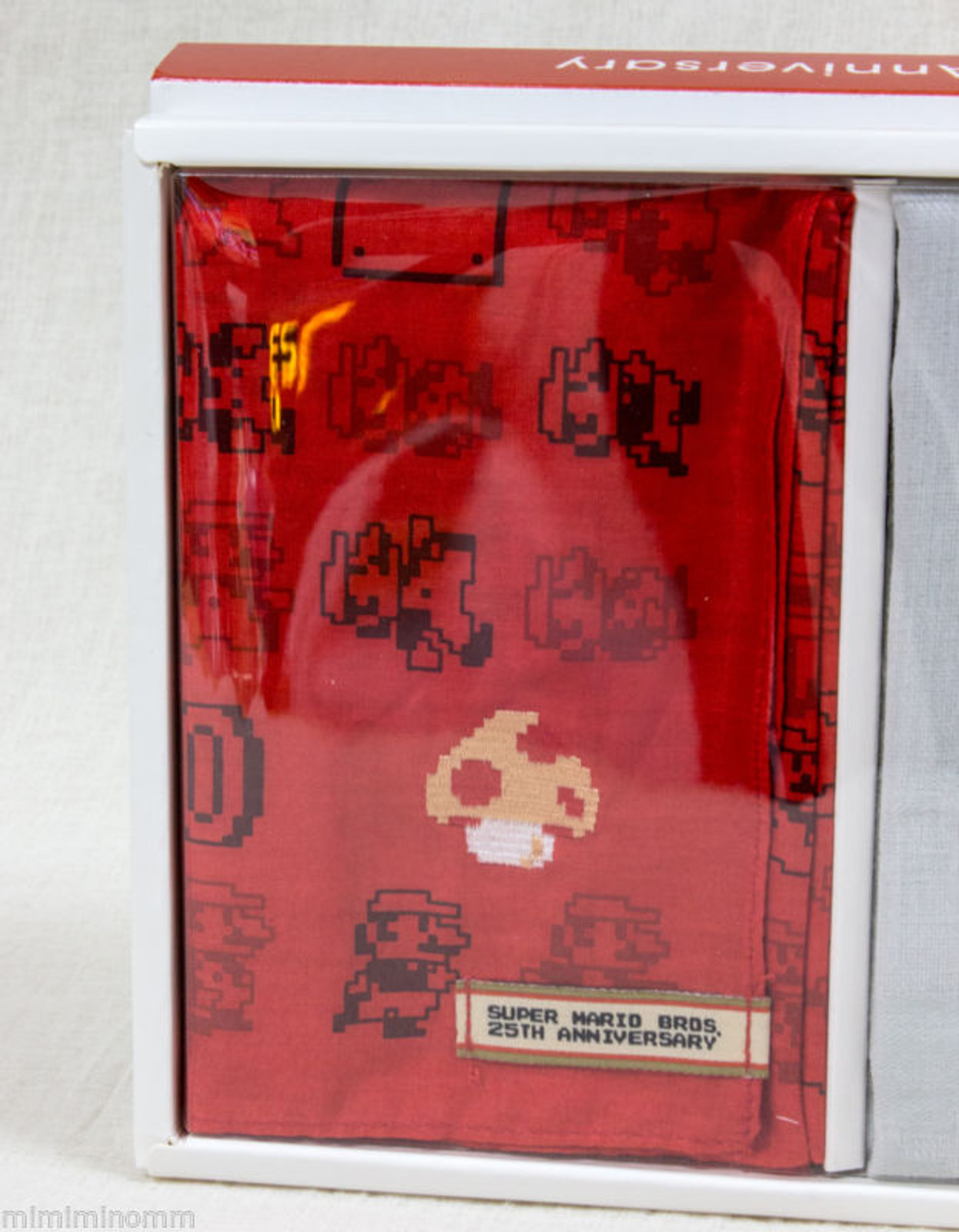 Super Mario Bros. Club Nintendo Limited Handkerchief Set JAPAN GAME NES