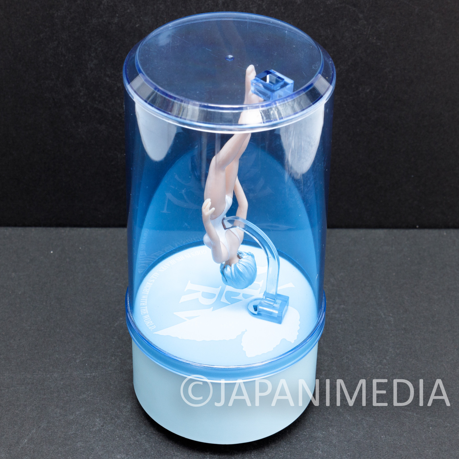 Evangelion Rei Ayanami Swimsuits Figure Music Box "Fly Me to The Moon" SEGA JAPAN