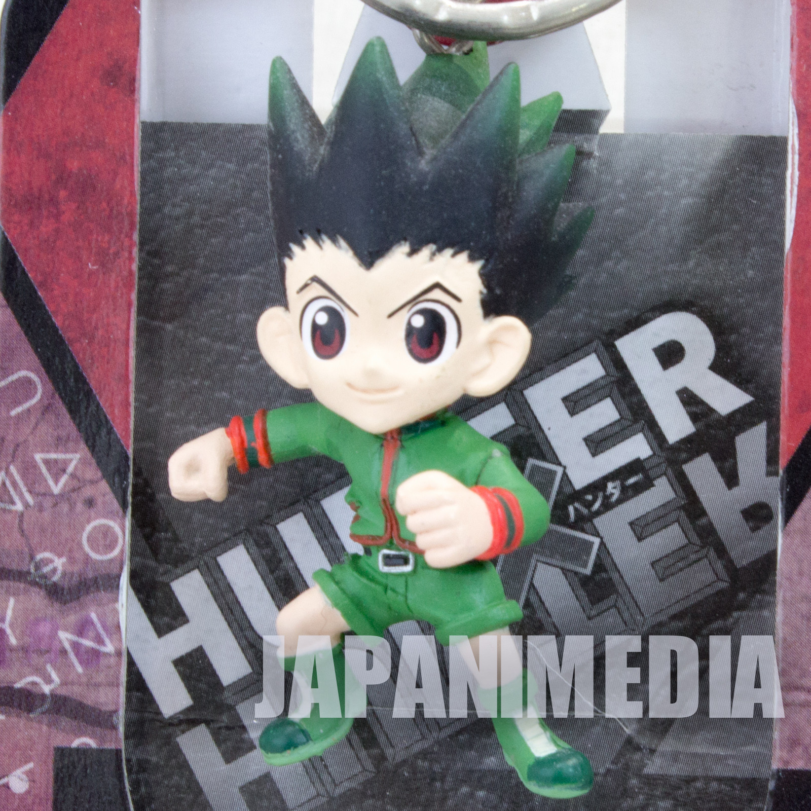 HUNTER x HUNTER Gon Freecss Mini Figure Key Holder Chain Banpresto JAPAN ANIME