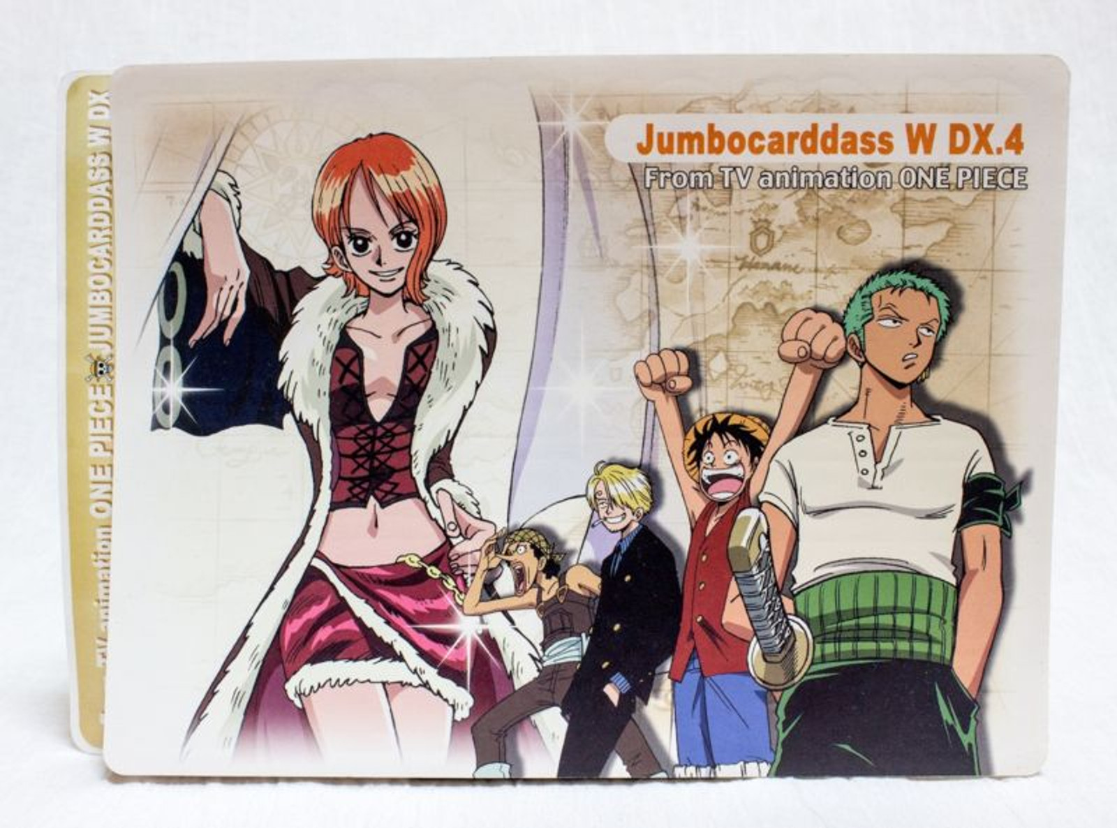 ONE PIECE Jumbocarddass W DX.4 Stickers Set BANDAI 2001 JAPAN ANIME MANGA JUMP