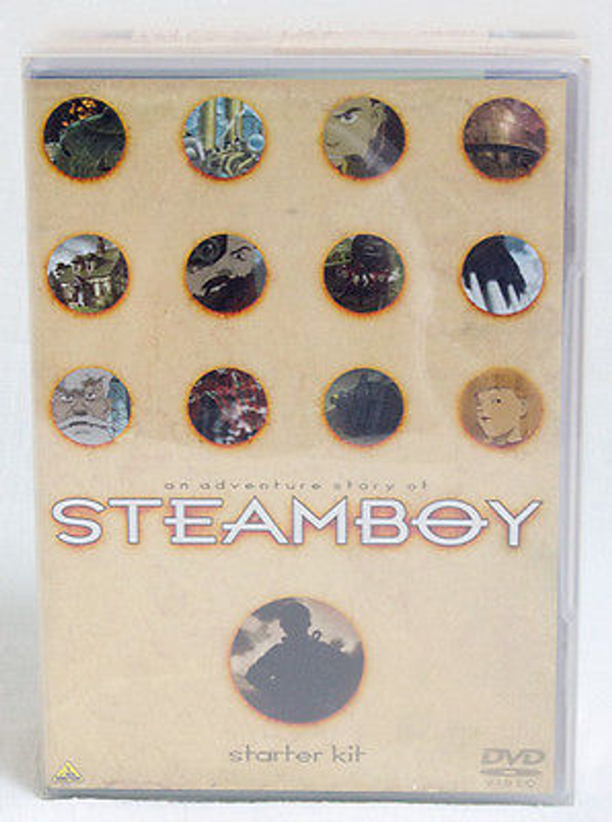 STEAMBOY Starter Kit Set Of DVD T-shirt Sticker Katsuhiro Otomo JAPAN ANIME