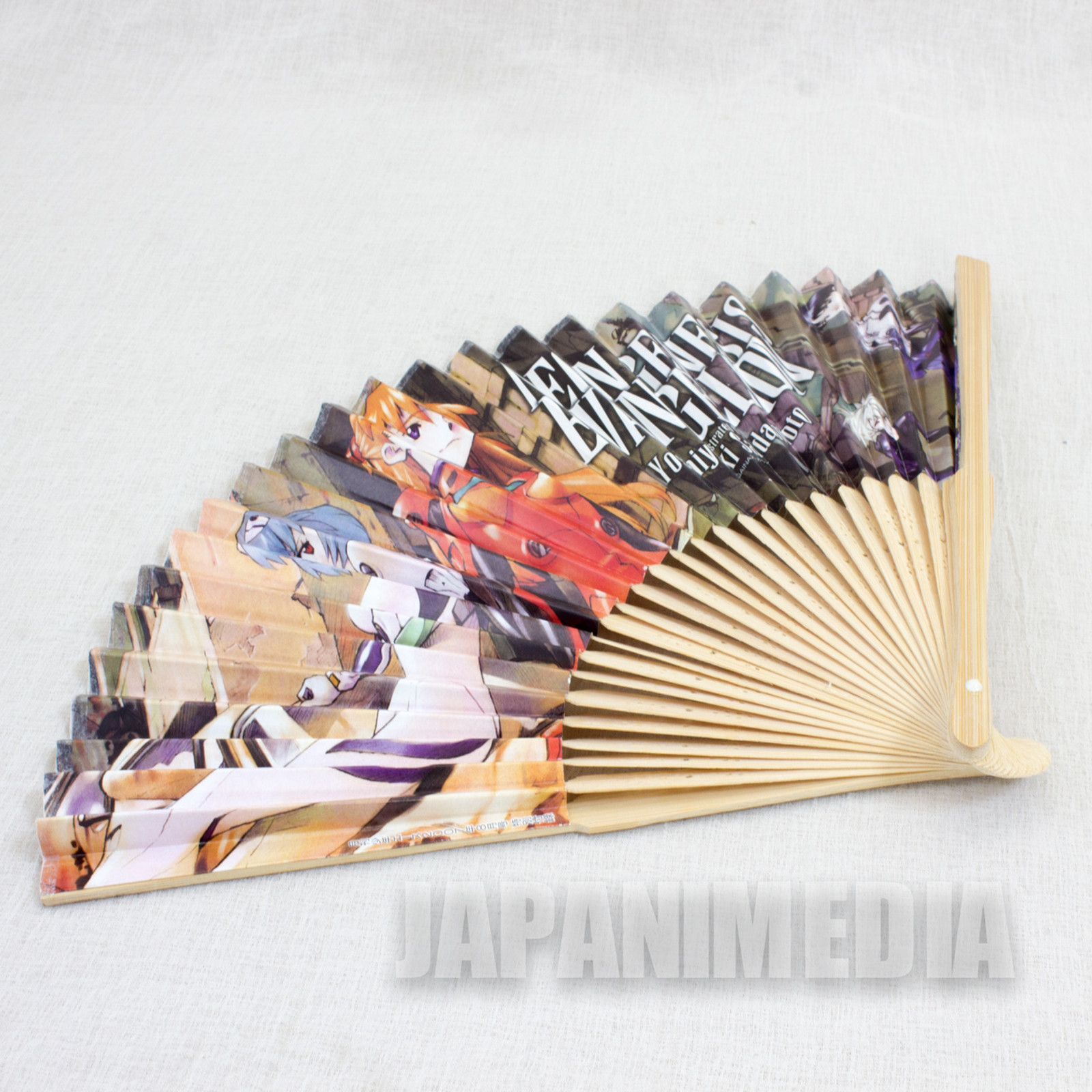 Evangelion Rei Ayanami Asuka Langley Folding Fan Japanese Sensu JAPAN ANIME 2