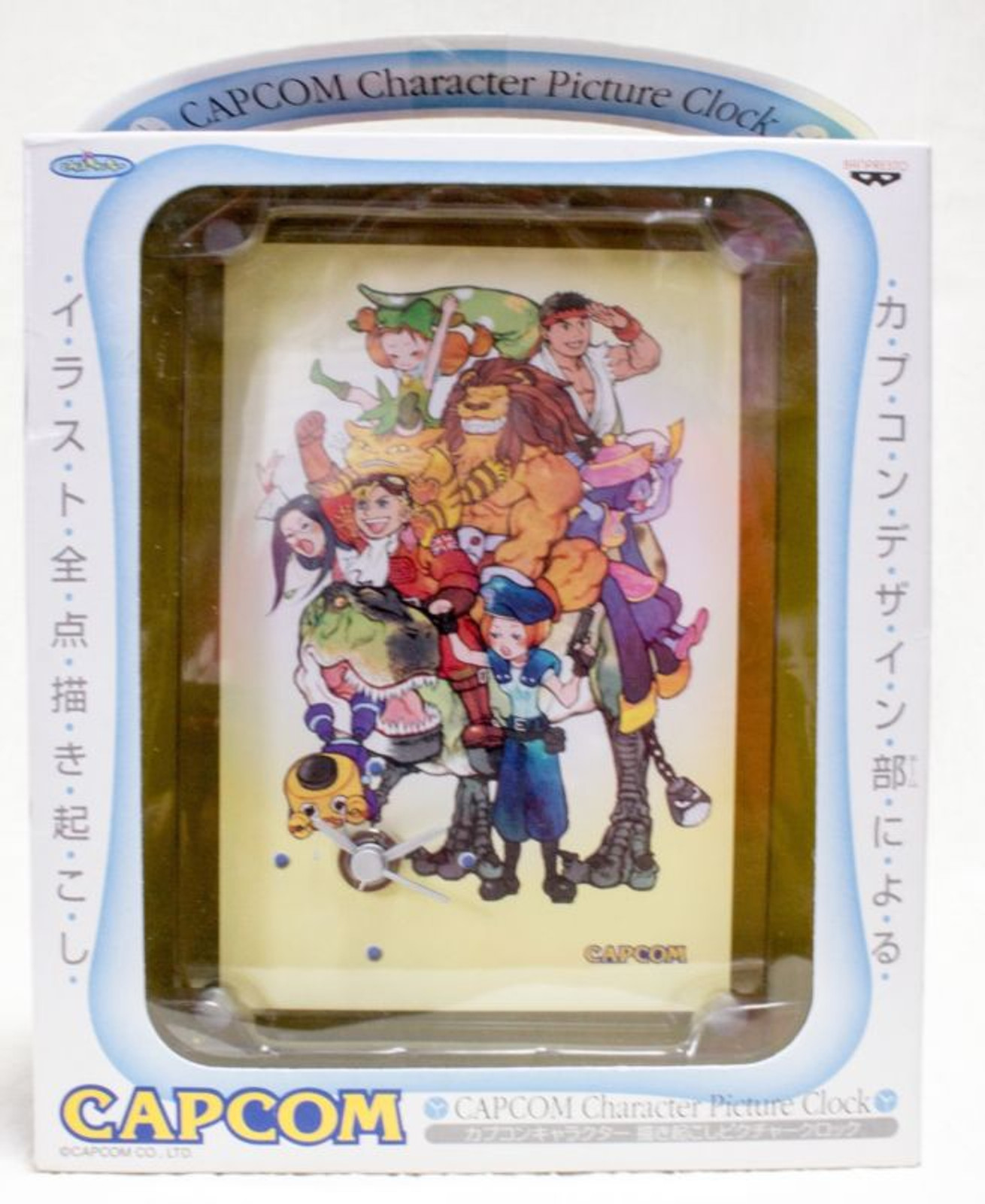 Capcom Character Picture Clock Causing draw Illustration 2 JAPAN GAME