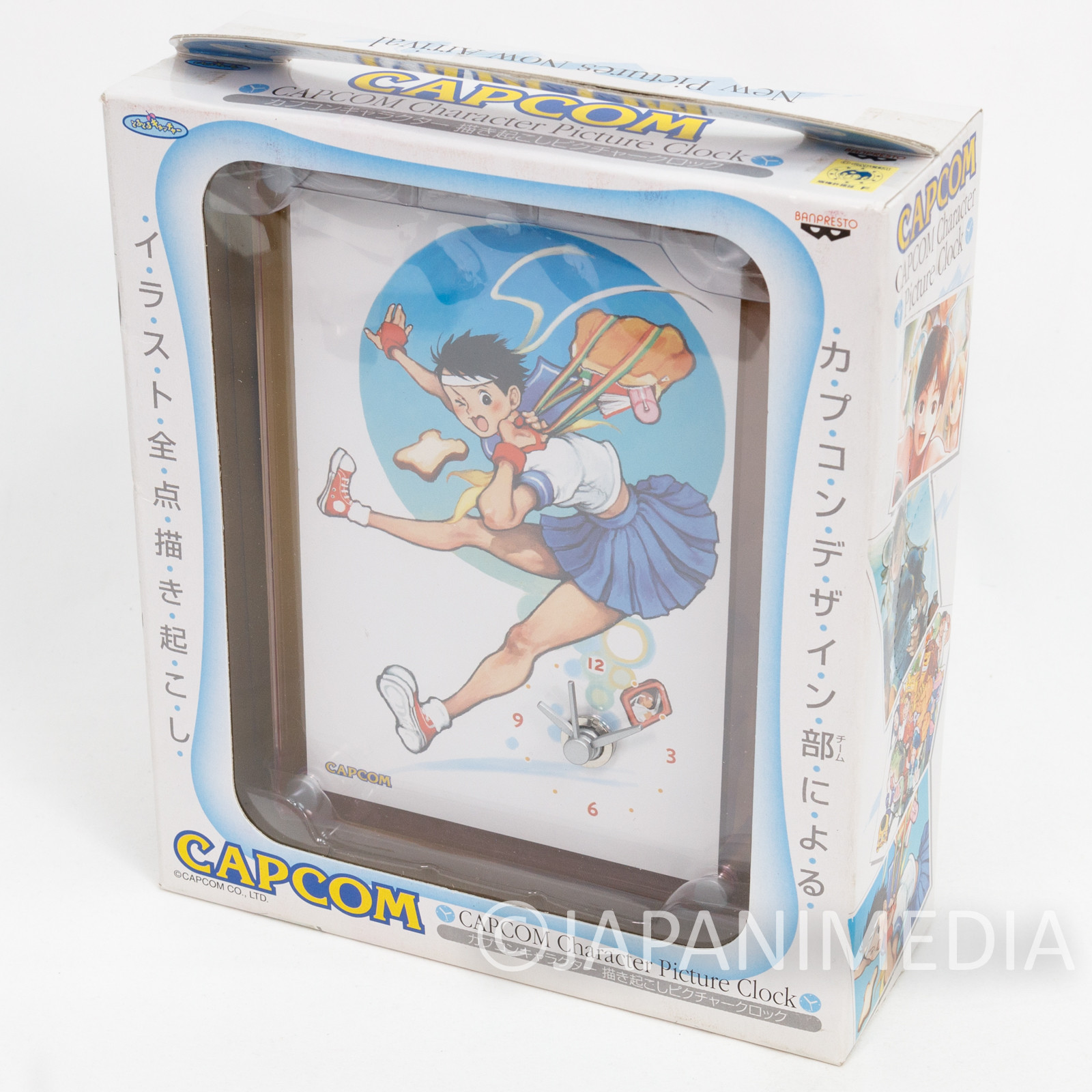 Capcom Character Picture Clock Causing draw Illustration 3 Sakura JAPAN GAME