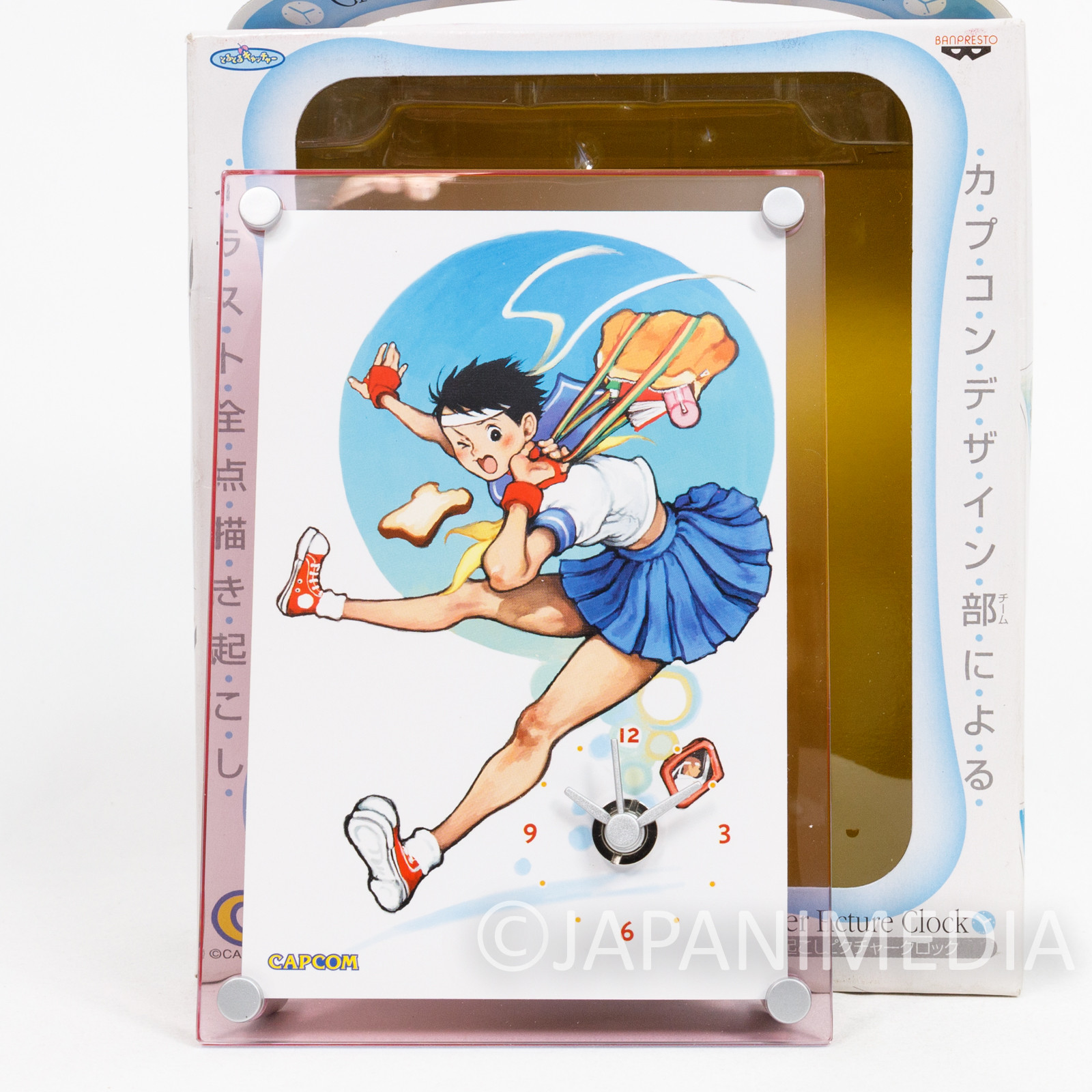 Capcom Character Picture Clock Causing draw Illustration 3 Sakura JAPAN GAME