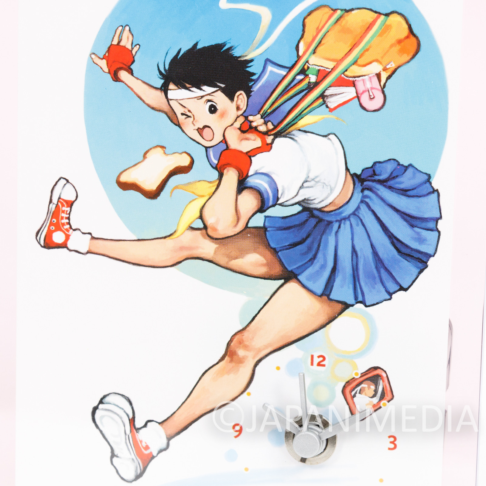 Capcom Character Picture Clock Causing draw Illustration 3 Sakura JAPAN GAME