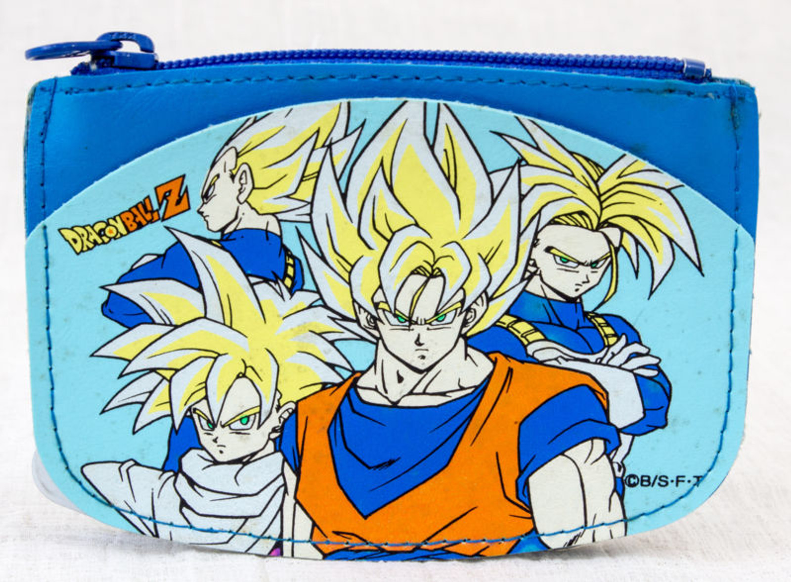 Dragon Ball Mini Purse Coin Case Blue Ver. JAPAN ANIME VEGETA GOHAN TRUNKS GOKOU