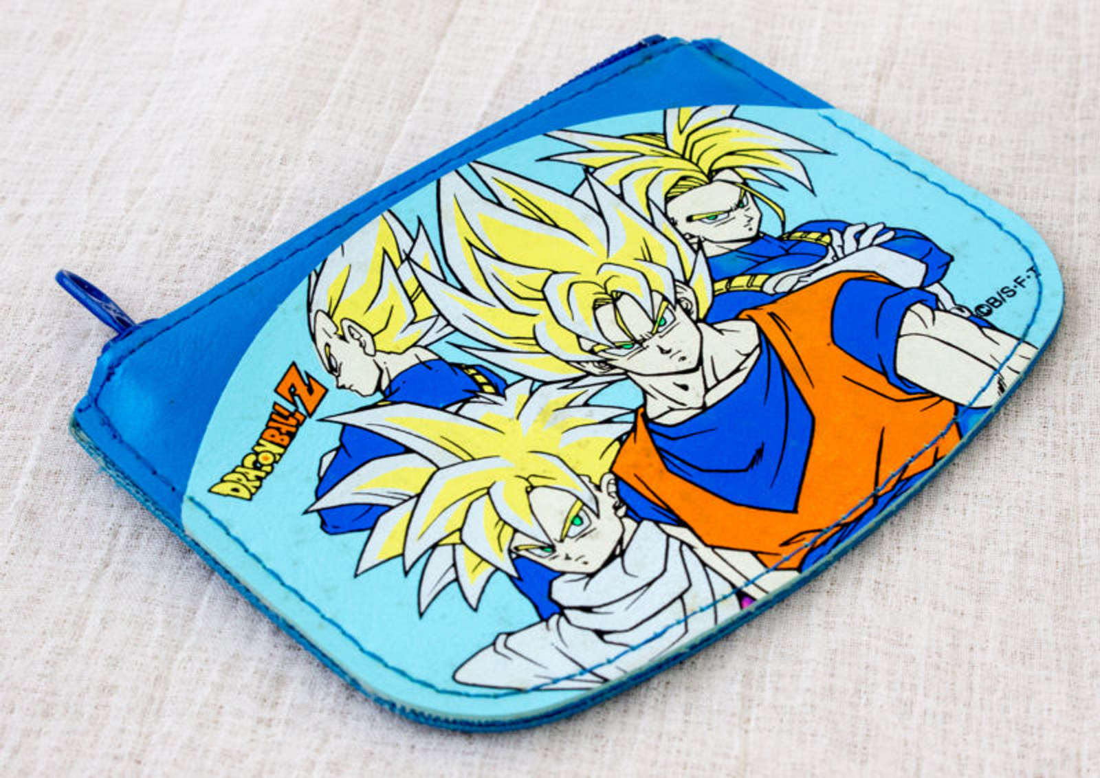 Dragon Ball Mini Purse Coin Case Blue Ver. JAPAN ANIME VEGETA GOHAN TRUNKS GOKOU