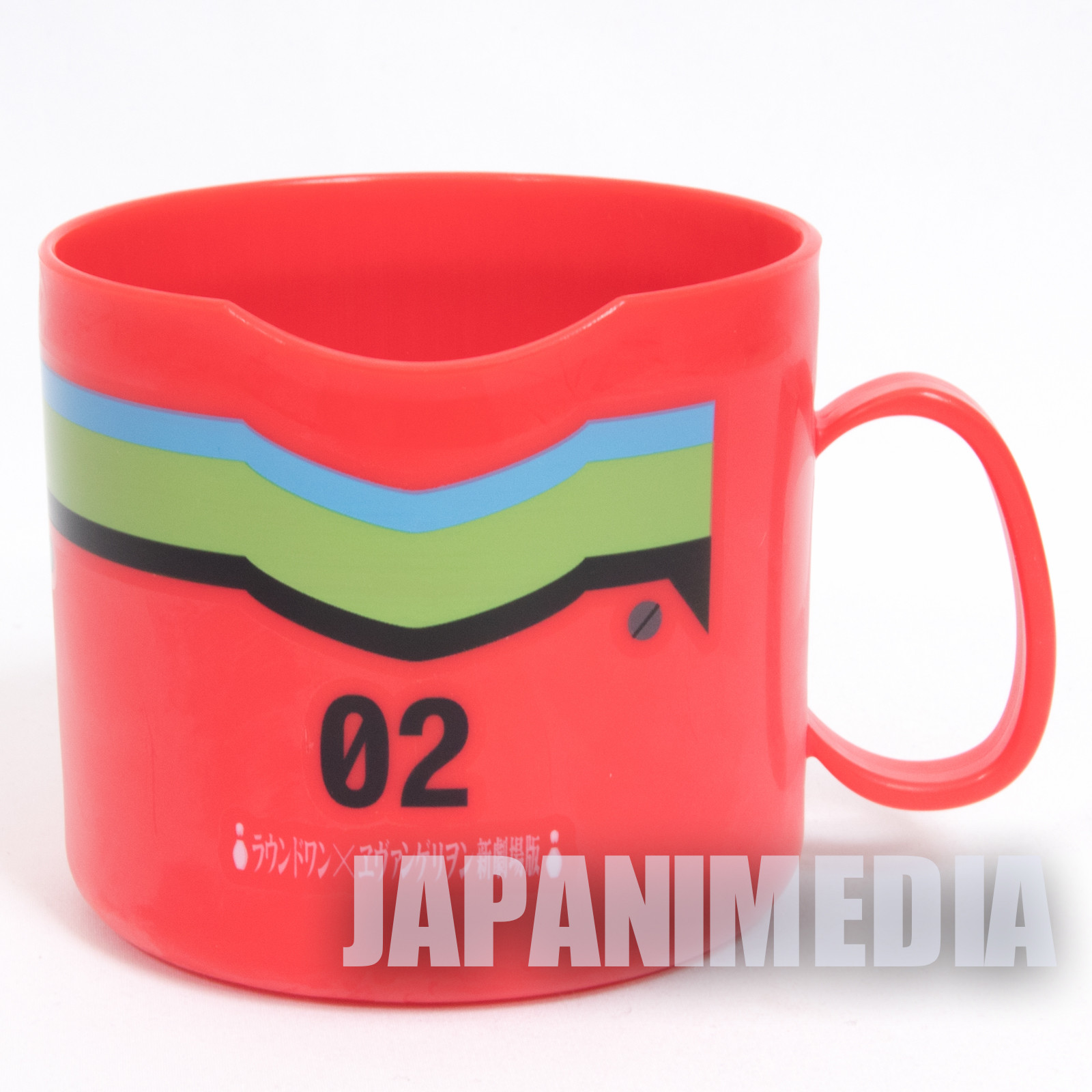 Evangelion 02 Asuka Langley Color Plastic Mug JAPAN ANIME MANGA