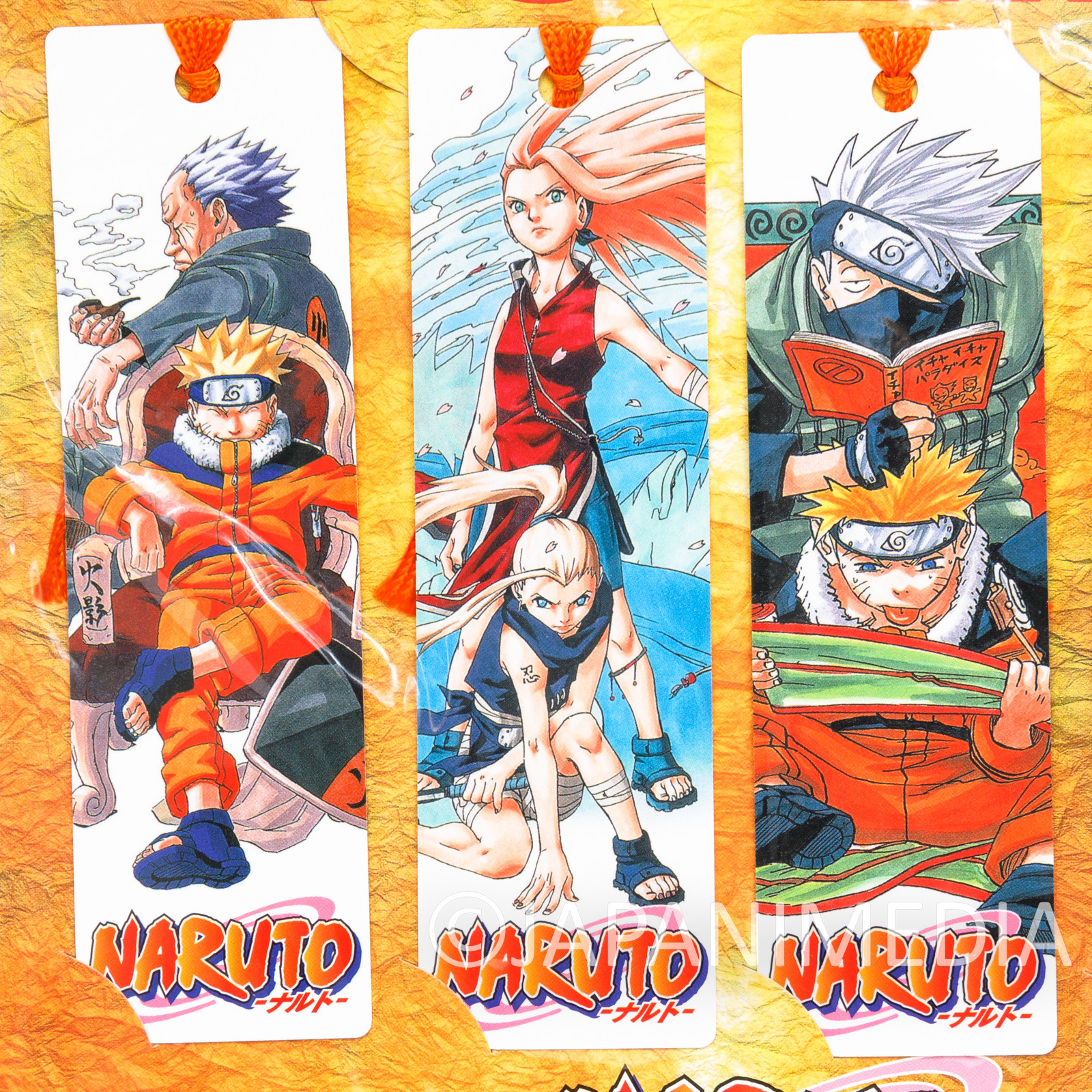 NARUTO Bookmarker 6pc Set Jump Festa 2005 Kakashi Sakura JAPAN ANIME MANGA