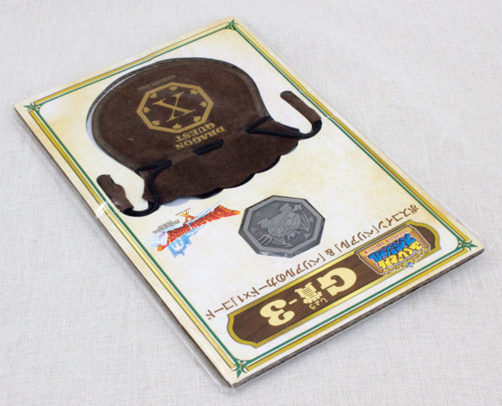 Dragon Quest Boss Coin Burial Belial +Drawstring Bag SQUARE ENIX JAPAN