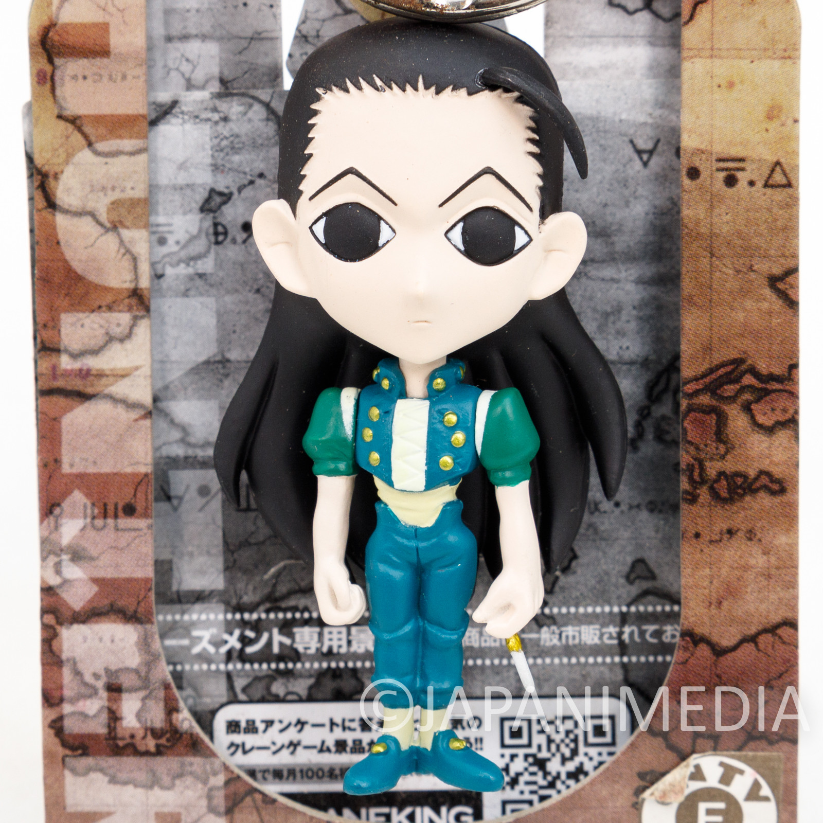 RARE! HUNTER x HUNTER Illumi Zaoldyeck Mini Figure Key Holder Chain JAPAN ANIME