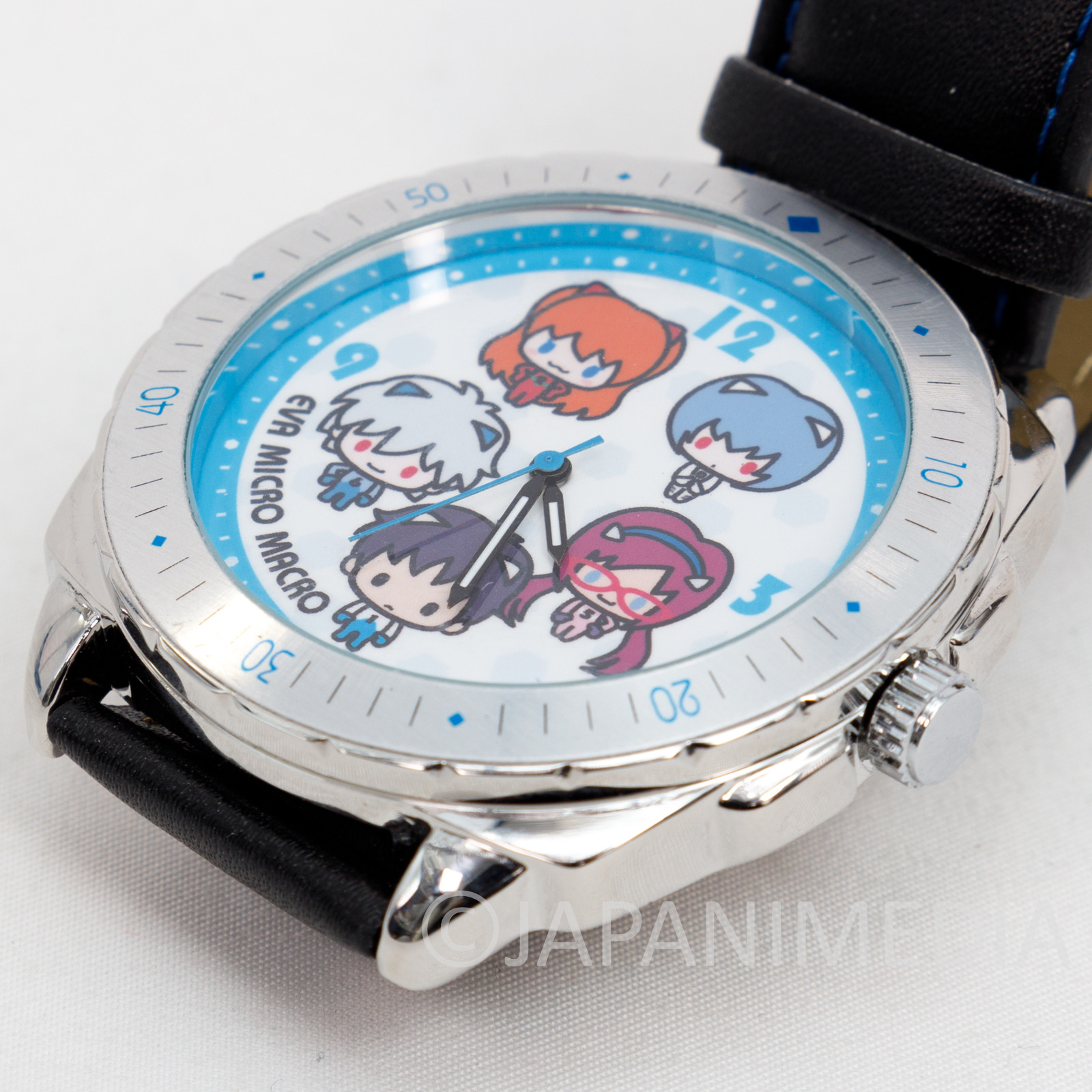 Evangelion EVA Micro Macro Premium Wrist Watch in Tin Can Box [Shinji / Rei / Asuka / Mari / Kaworu] SEGA 