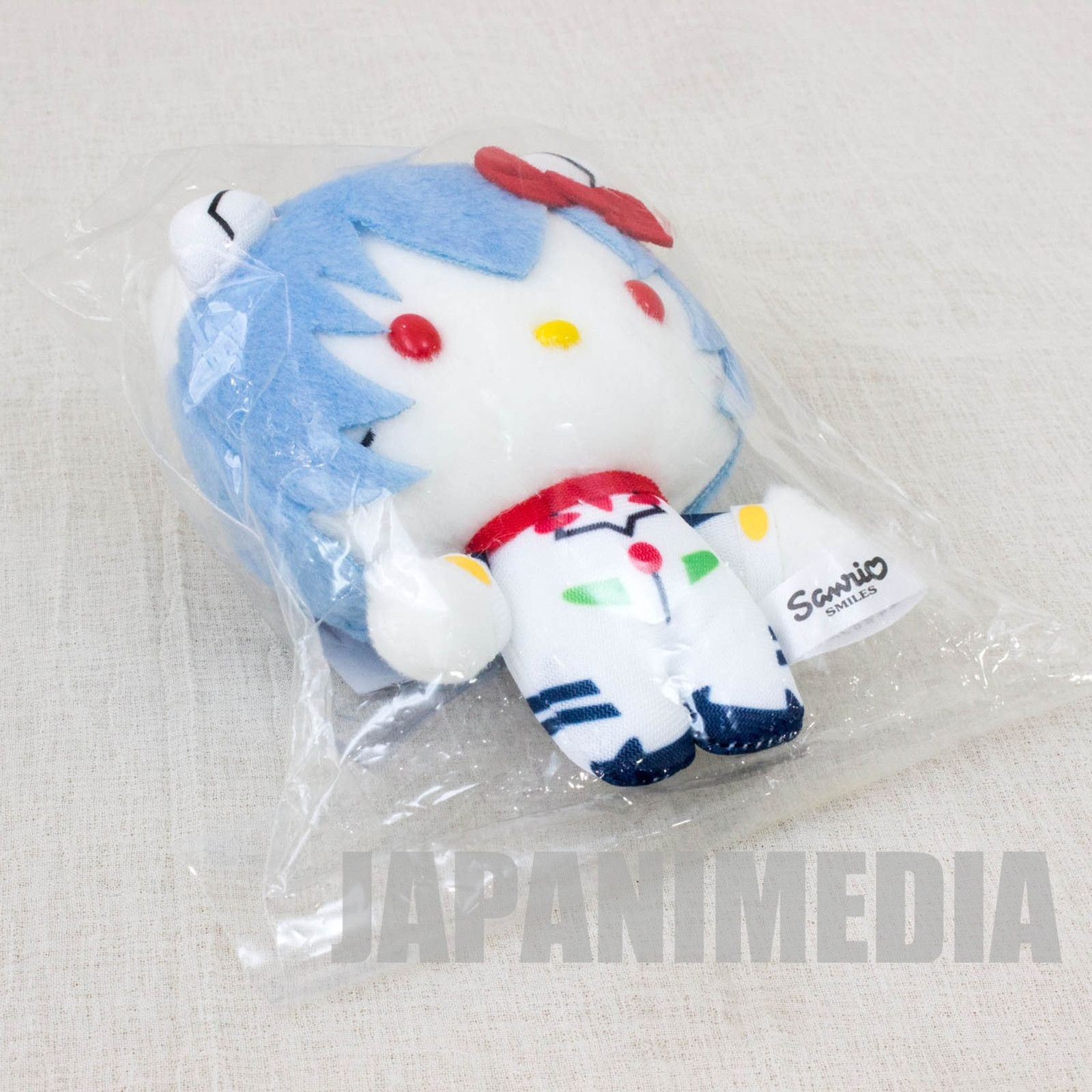 Evangelion x Hello Kitty Rei Ayanami Plush Doll Figure Sanrio JAPAN ANIME MANGA