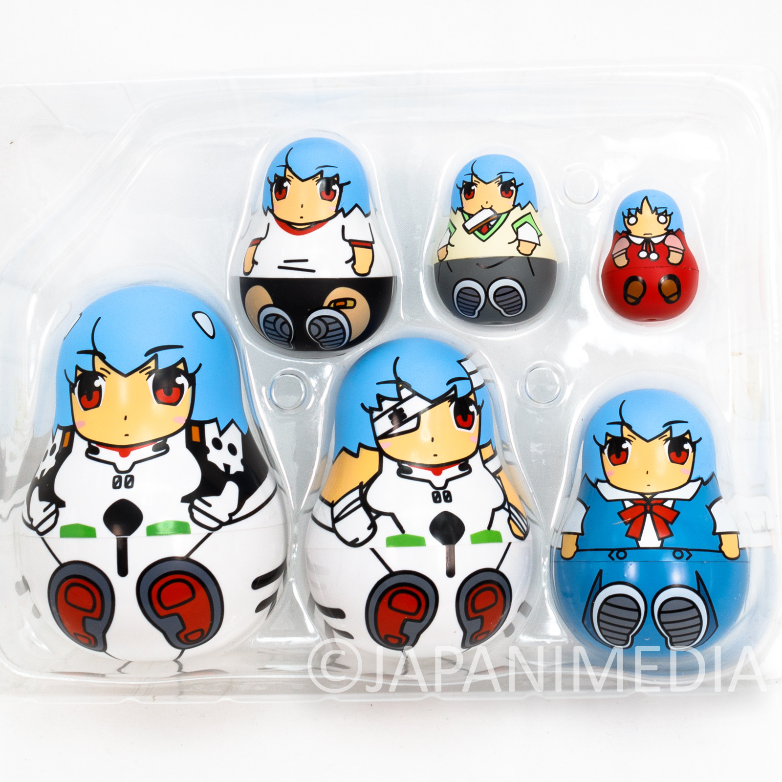 RARE! Evangelion Rei Ayanami Matryoshka Figure SEGA JAPAN ANIME MANGA