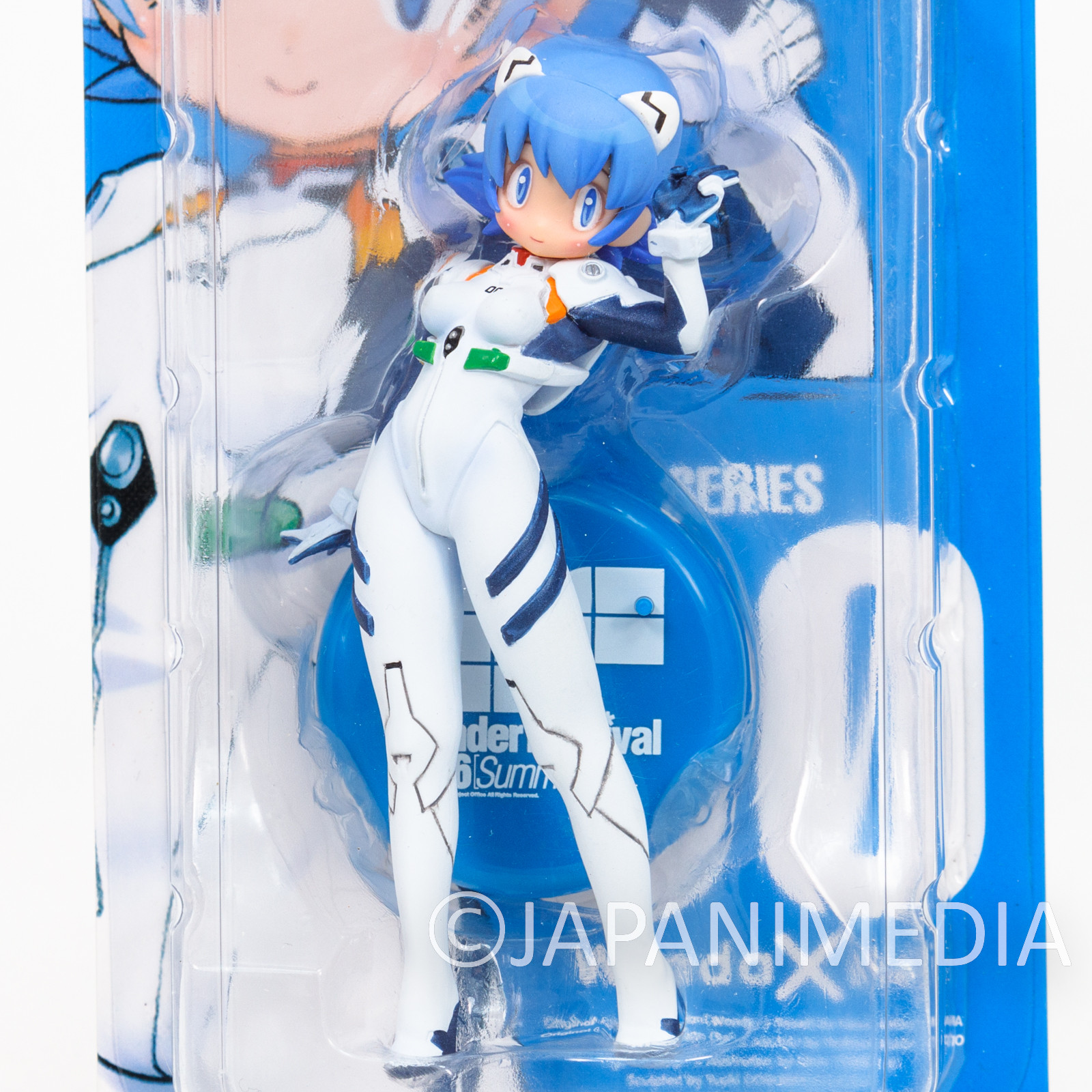 Wonder Festival 2006 x Evangelion Wonda-chan (Rei Ayanami ver.) Figure GAINAX Kaiyodo JAPAN