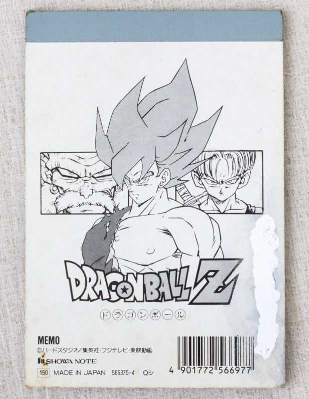 Dragon Ball Z Ruler + Memo Showa Note JAPAN ANIME MANGA