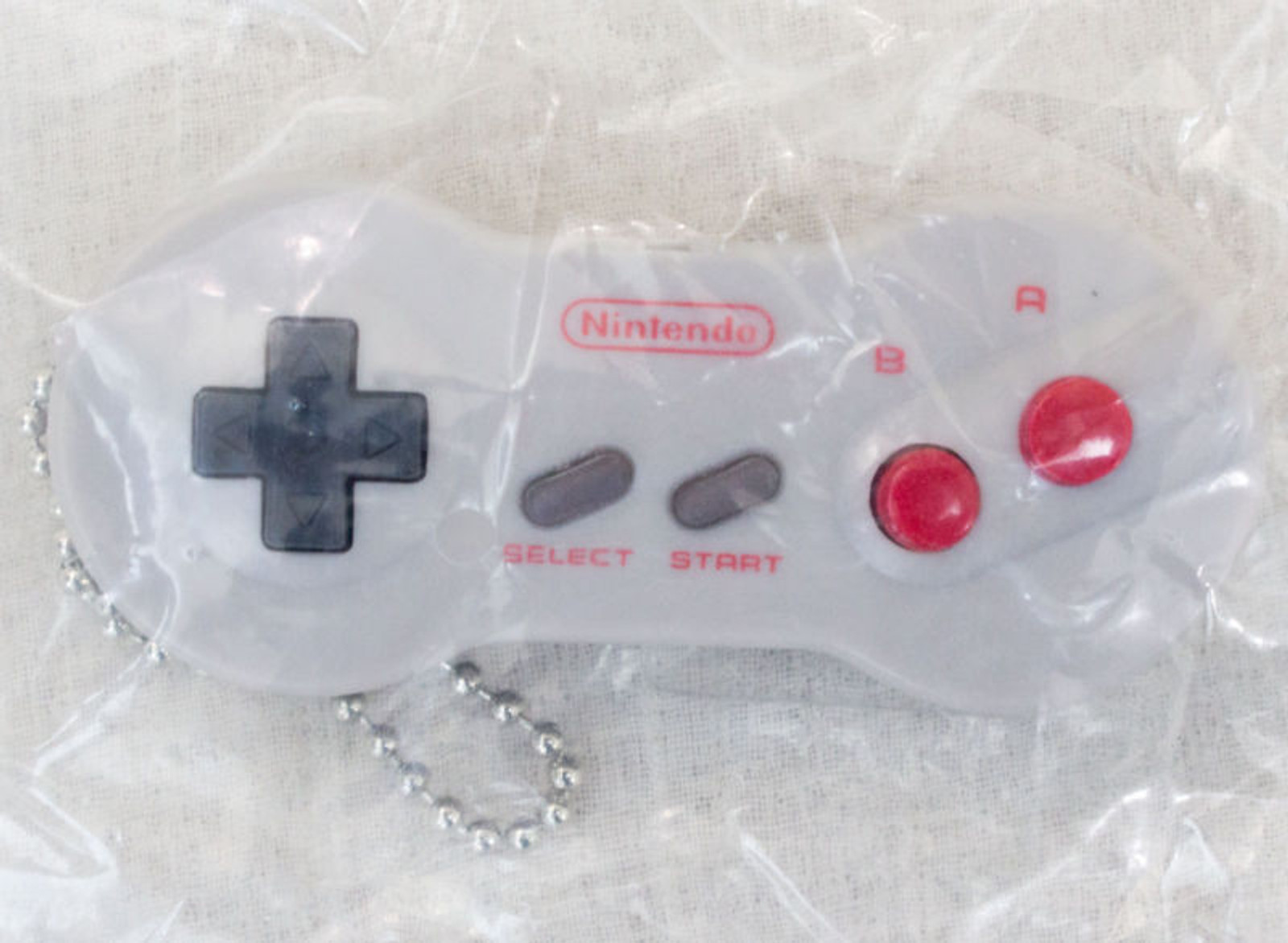 Nintendo Game Controller LED Light Figure Key Chain Famicom AV NES JAPAN