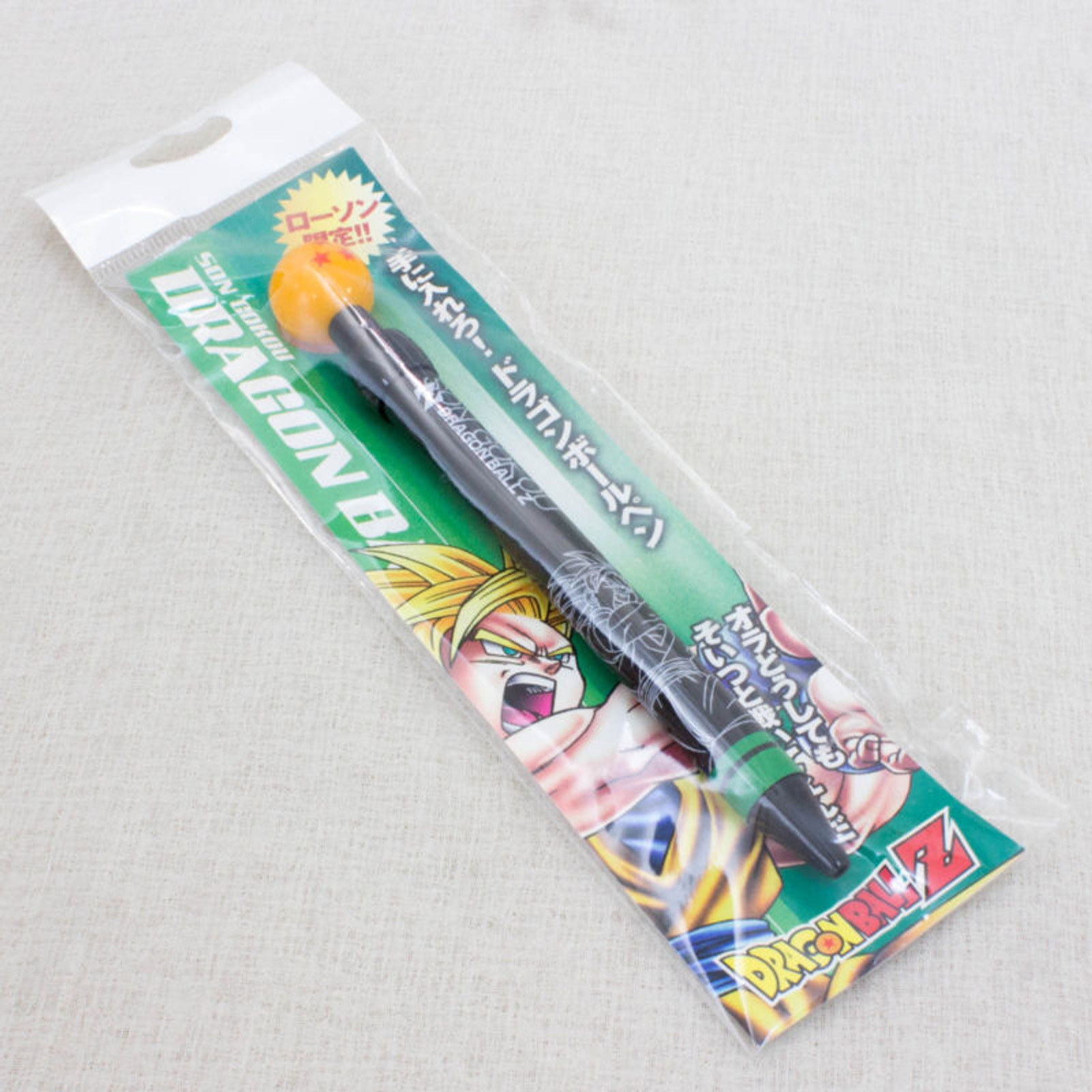 Dragon Ball Z Ballpoint Pen Super Saiyan Son Gokou Lawson JAPAN ANIME MANGA