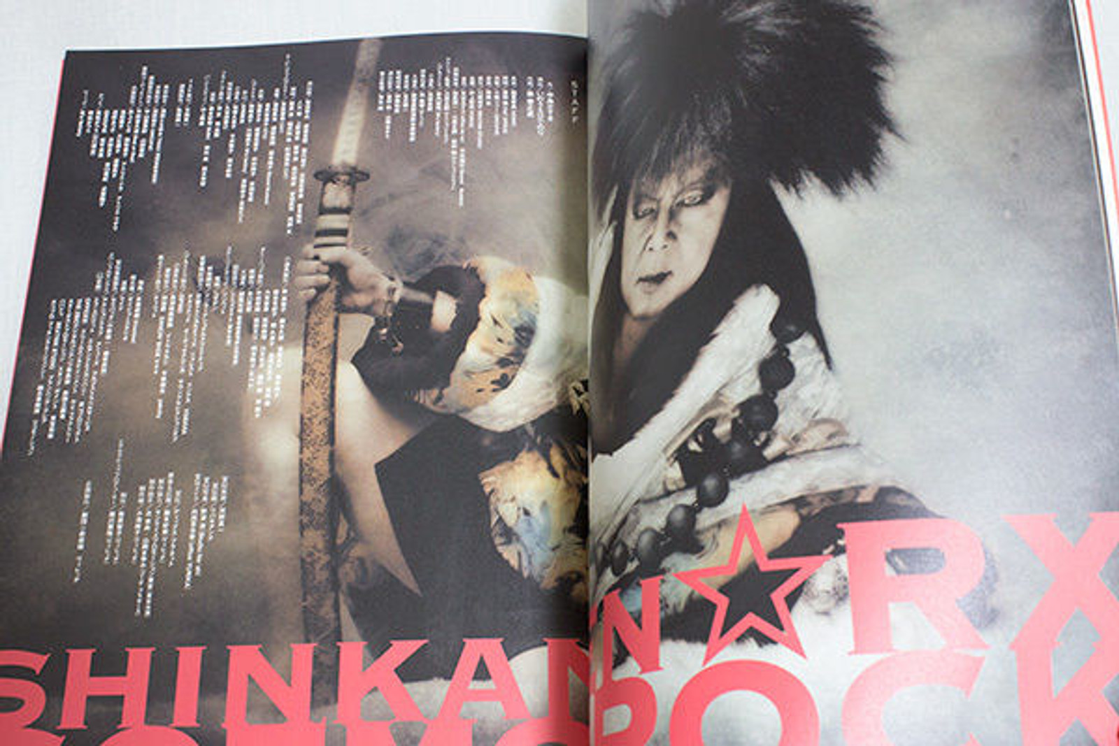 Gekidan Shinkansen RX Goemon Rock Japanese Musical Program Photo Art Book JAPAN