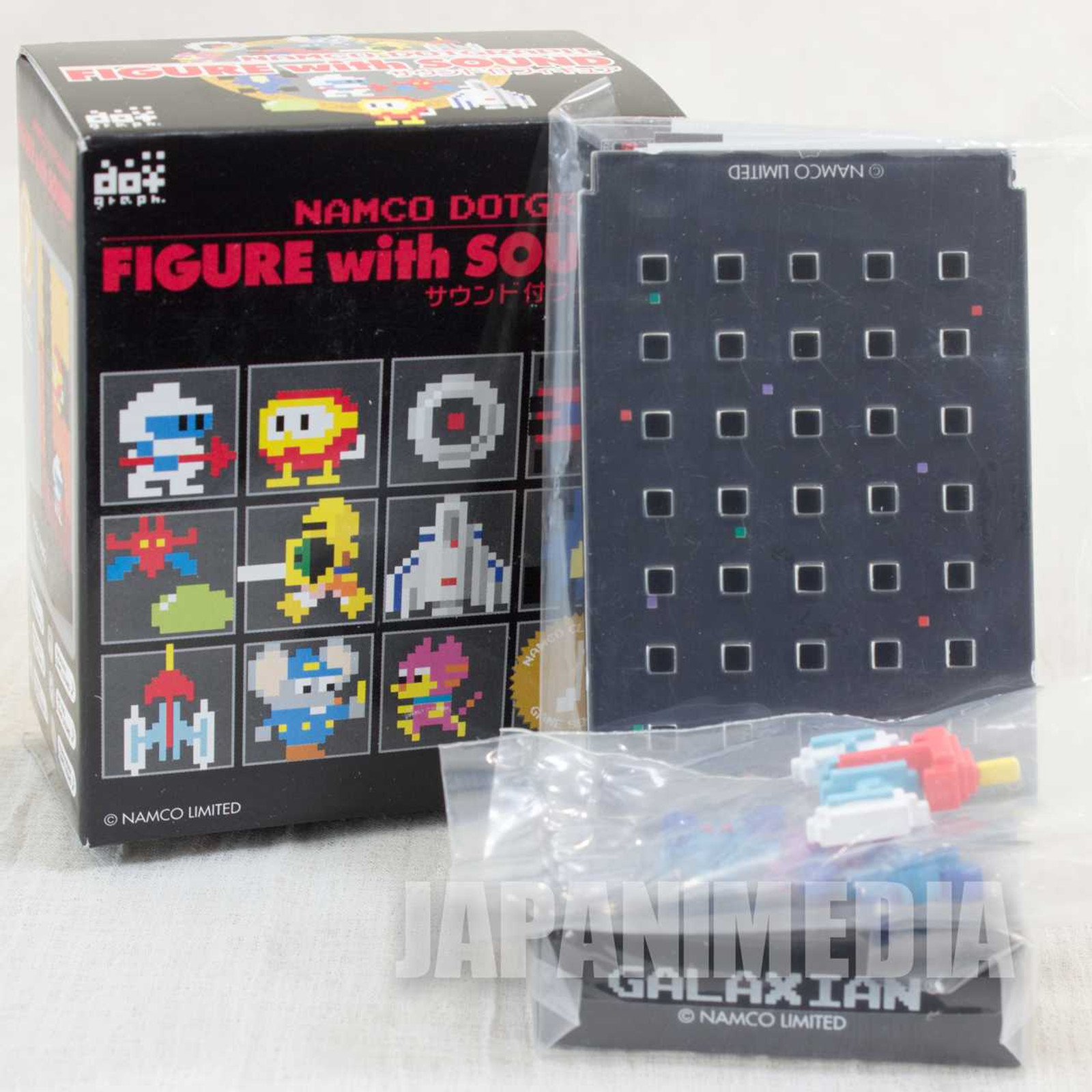 RARE! Namco Dotgraphics Galaxian Figure with Game Sound JAPAN FAMICOM Japanimedia Store