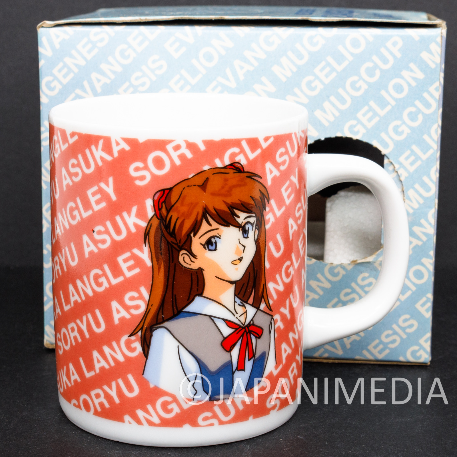 Evangelion Asuka Langley School Uniform Mug SEGA 1997 JAPAN ANIME MANGA